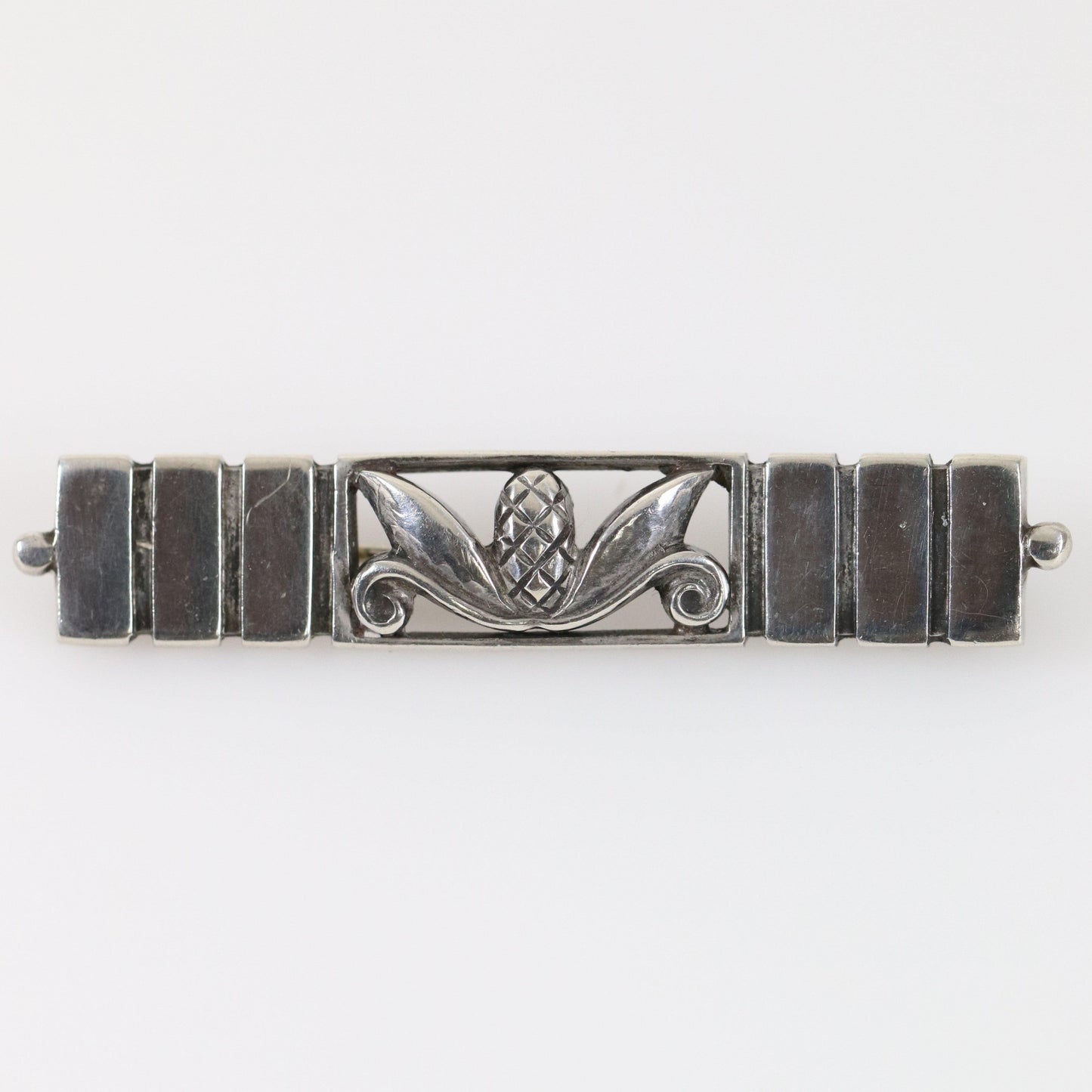 Vintage Georg Jensen Jewelry | Pineapple Acorn Brooch USA - Carmel FSJ