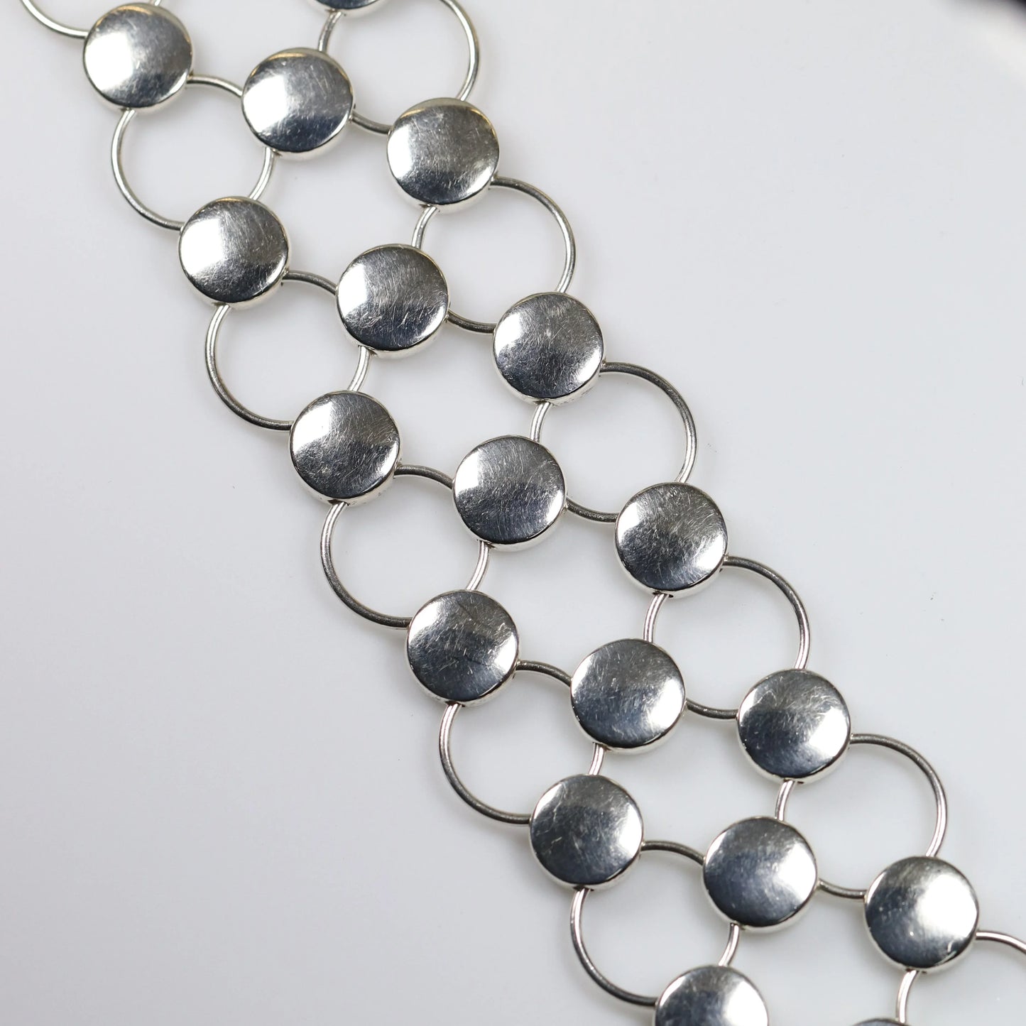 Vintage Georg Jensen Jewelry | Regitze Overgaard Avant Garde Circle Bracelet 464 - Carmel Fine Silver Jewelry