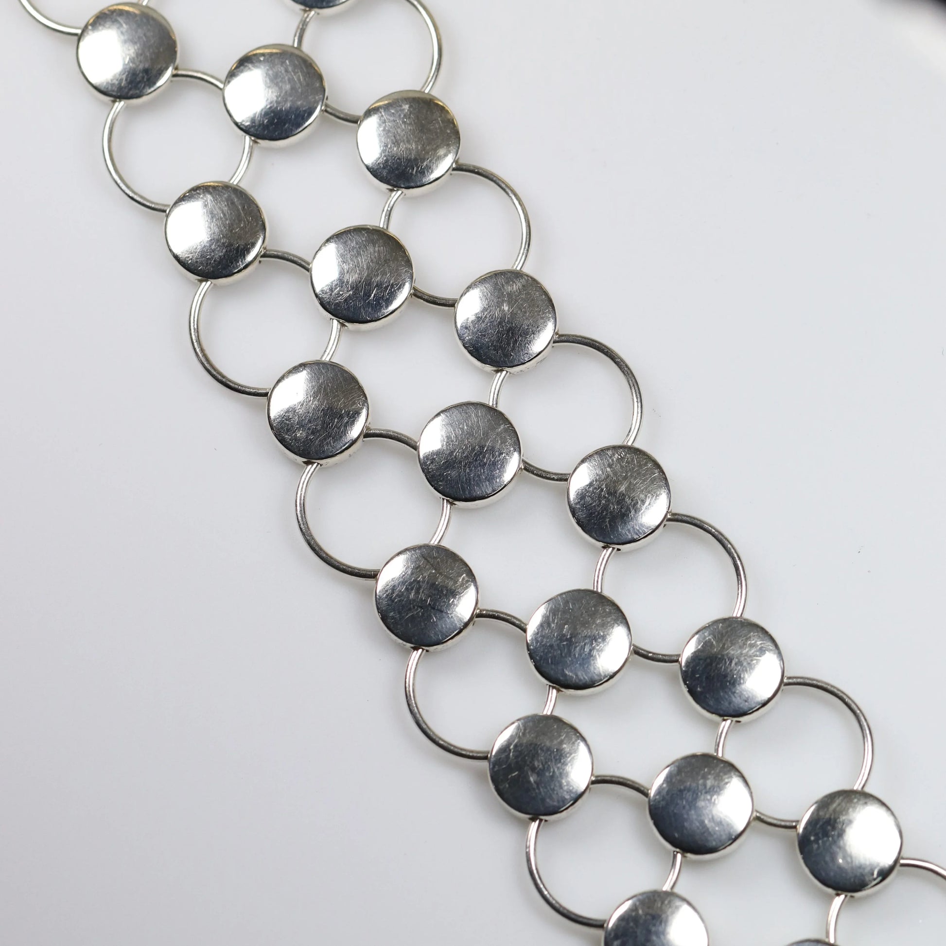 Vintage Georg Jensen Jewelry | Regitze Overgaard Avant Garde Circle Bracelet 464 - Carmel Fine Silver Jewelry