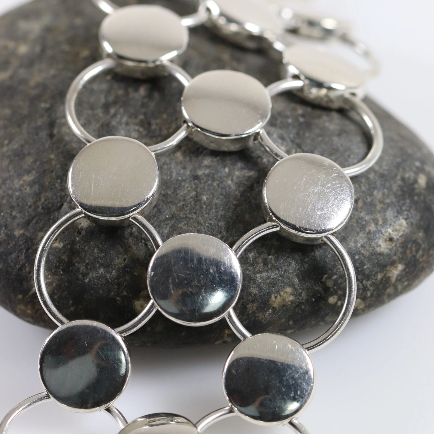 Vintage Georg Jensen Jewelry | Regitze Overgaard Avant Garde Circle Bracelet 464 - Carmel Fine Silver Jewelry