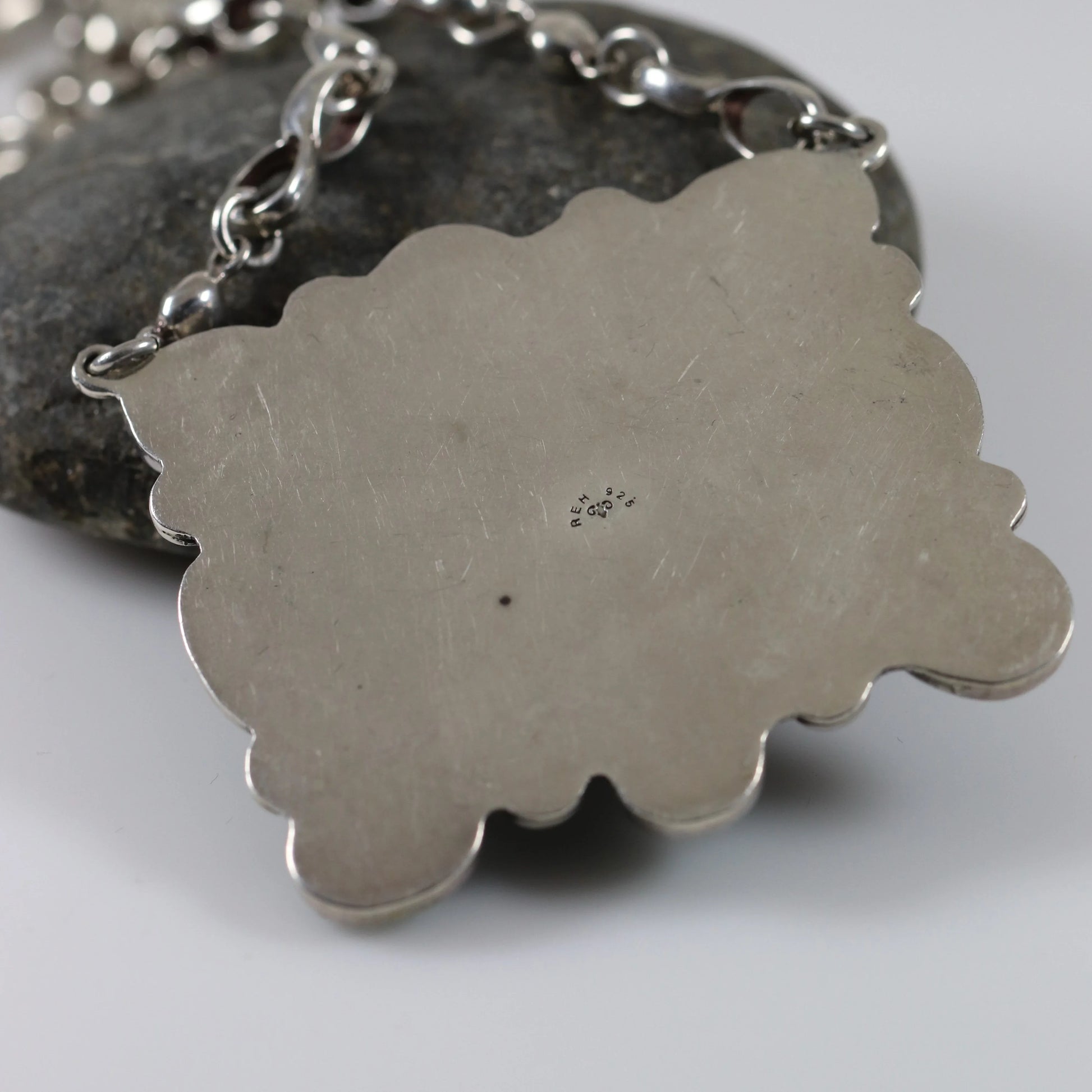 Vintage Handcrafted Silver Jewelry | Artisan Turquoise and Lapis Statement Necklace - Carmel Fine Silver Jewelry