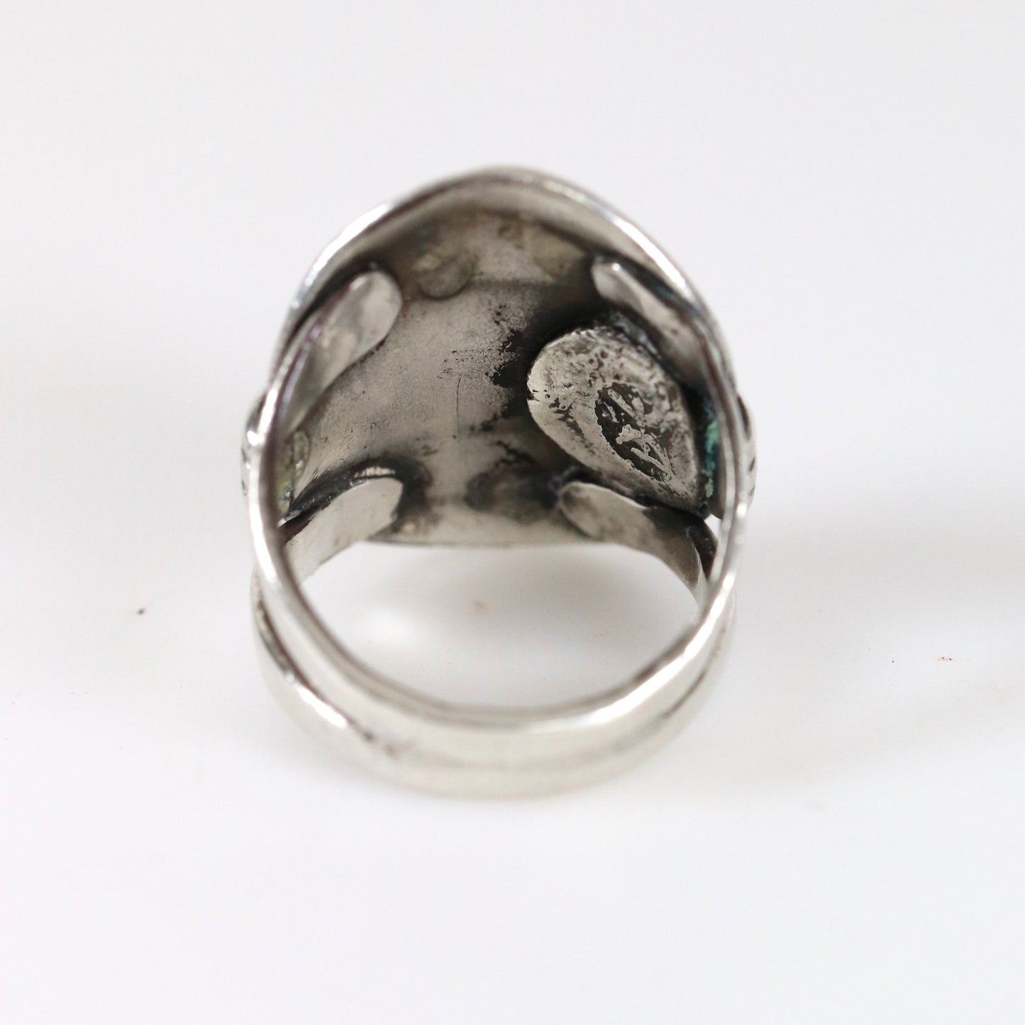 Vintage Hector Aguilar Jewelry | Modernist Sterling Silver Ring Mexico - Carmel FSJ