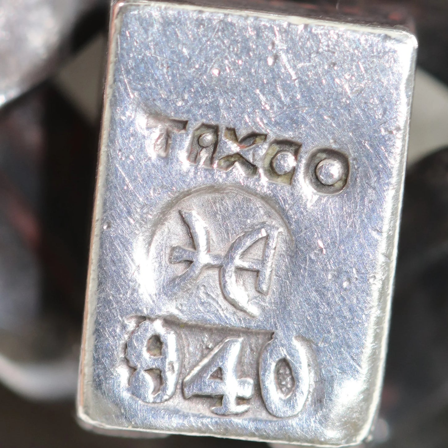 Vintage Hector Aguilar Jewelry | Ribbon Panel 940 Sterling Silver Link Bracelet Mexico - Carmel Fine Silver Jewelry