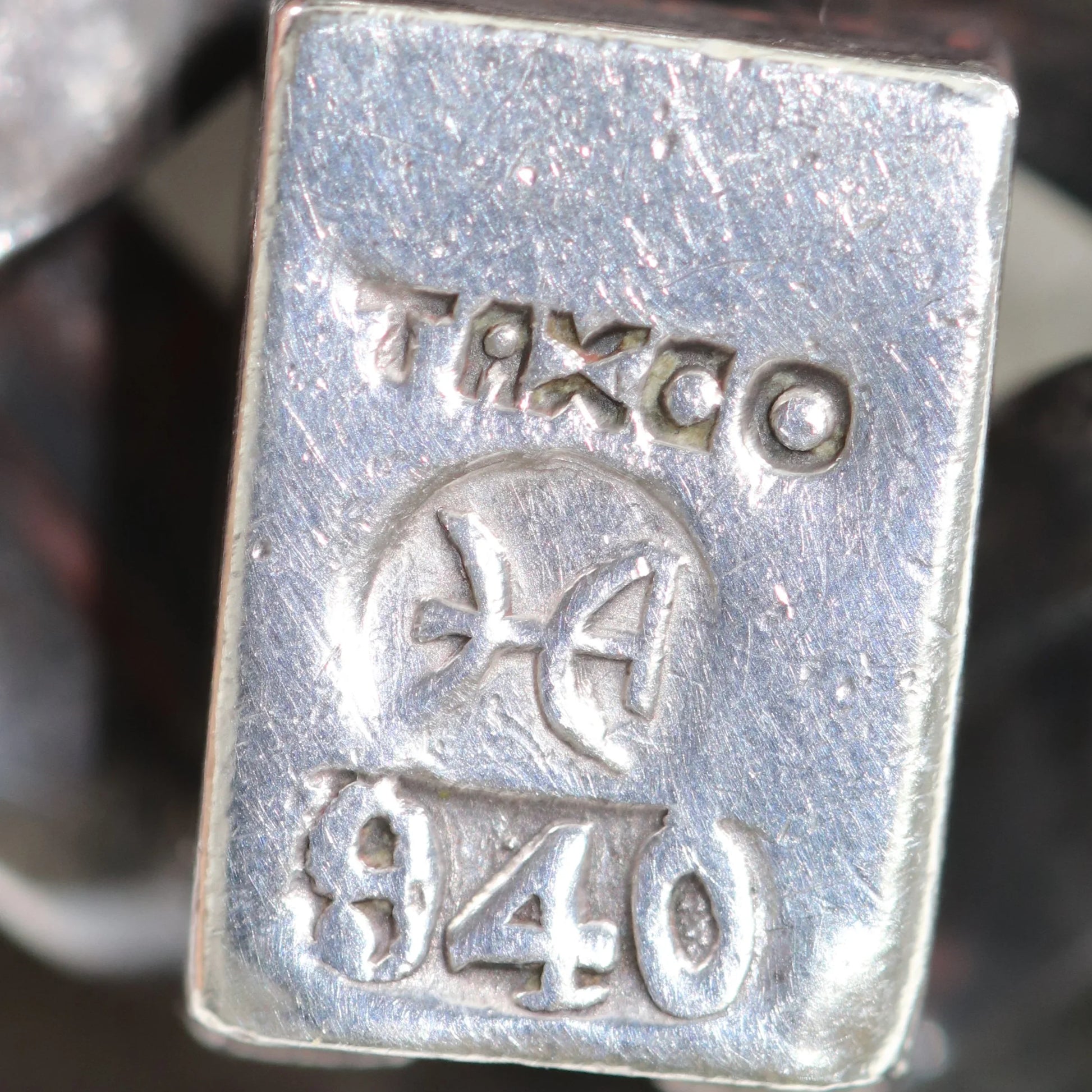 Vintage Hector Aguilar Jewelry | Ribbon Panel 940 Sterling Silver Link Bracelet Mexico - Carmel Fine Silver Jewelry