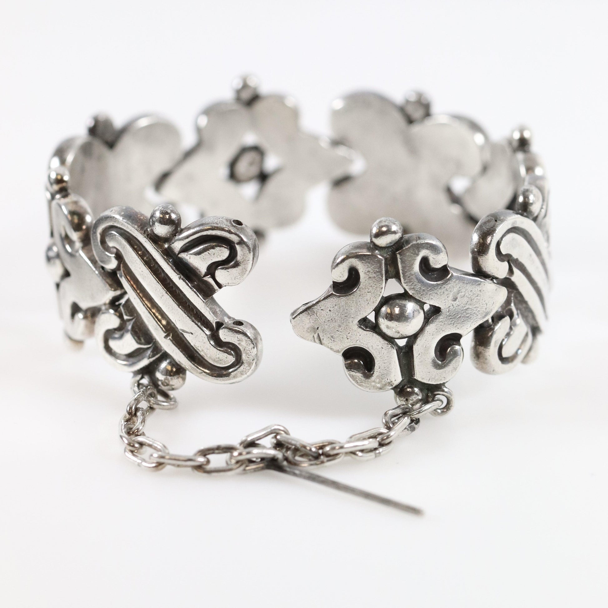 Vintage Hector Aguilar Taxco Silver Mexican Jewelry 940 Silver