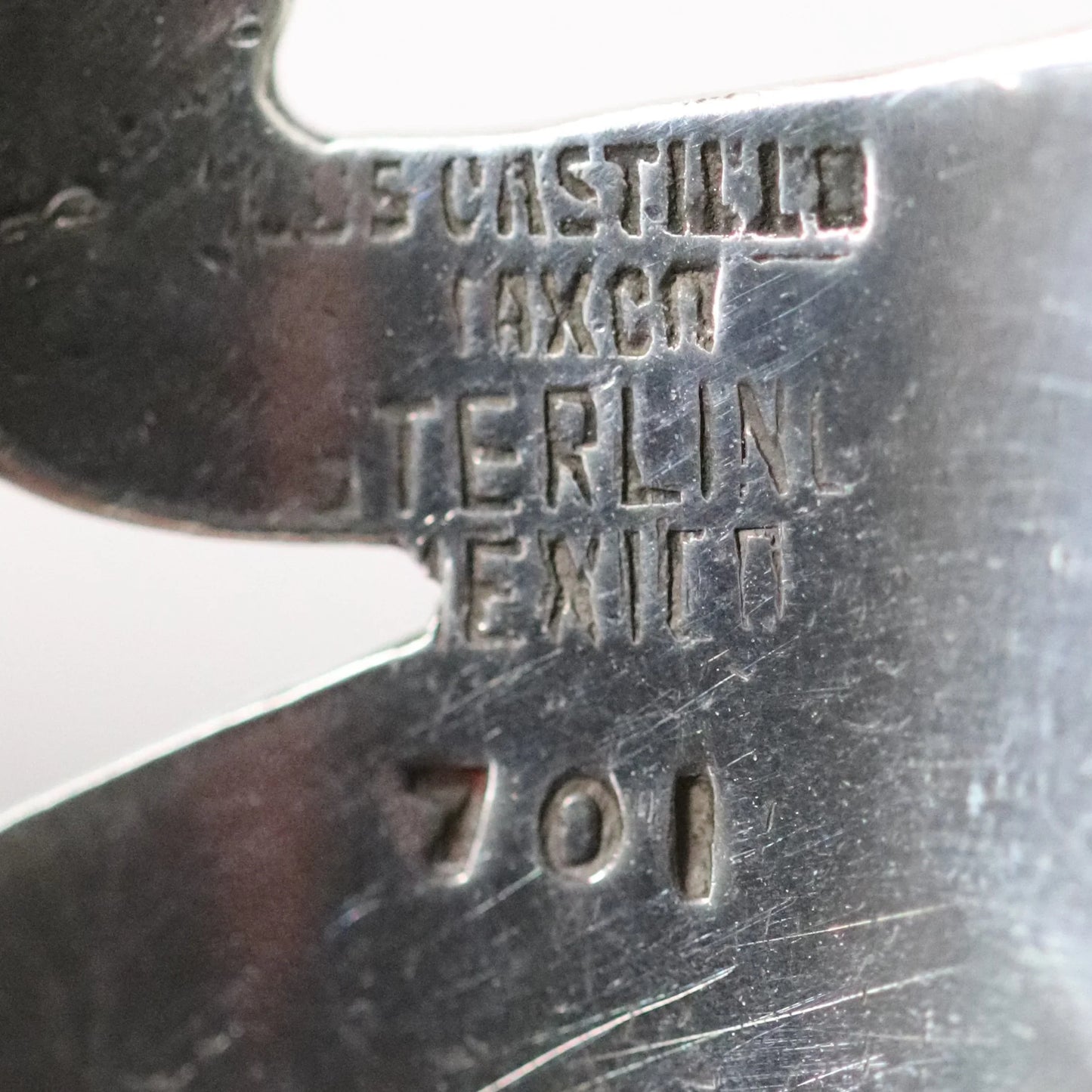 Vintage Los Castillo Jewelry | Cobalt Blue Glass Cuff Bracelet Taxco Mexico - Carmel Fine Silver Jewelry