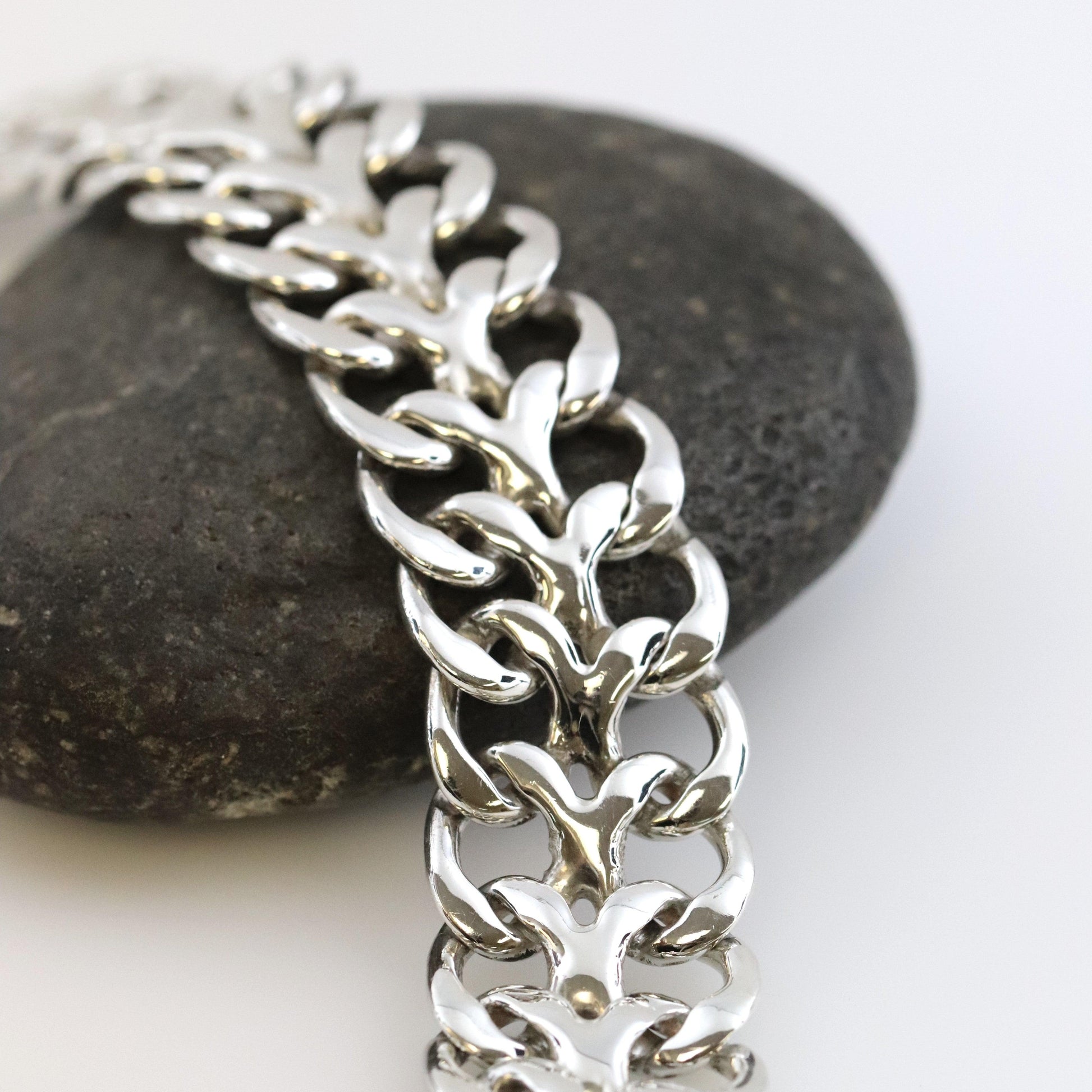 Vintage Rodolfo Espinoza Jewelry | Open Double Curb Link Bracelet - Carmel FSJ