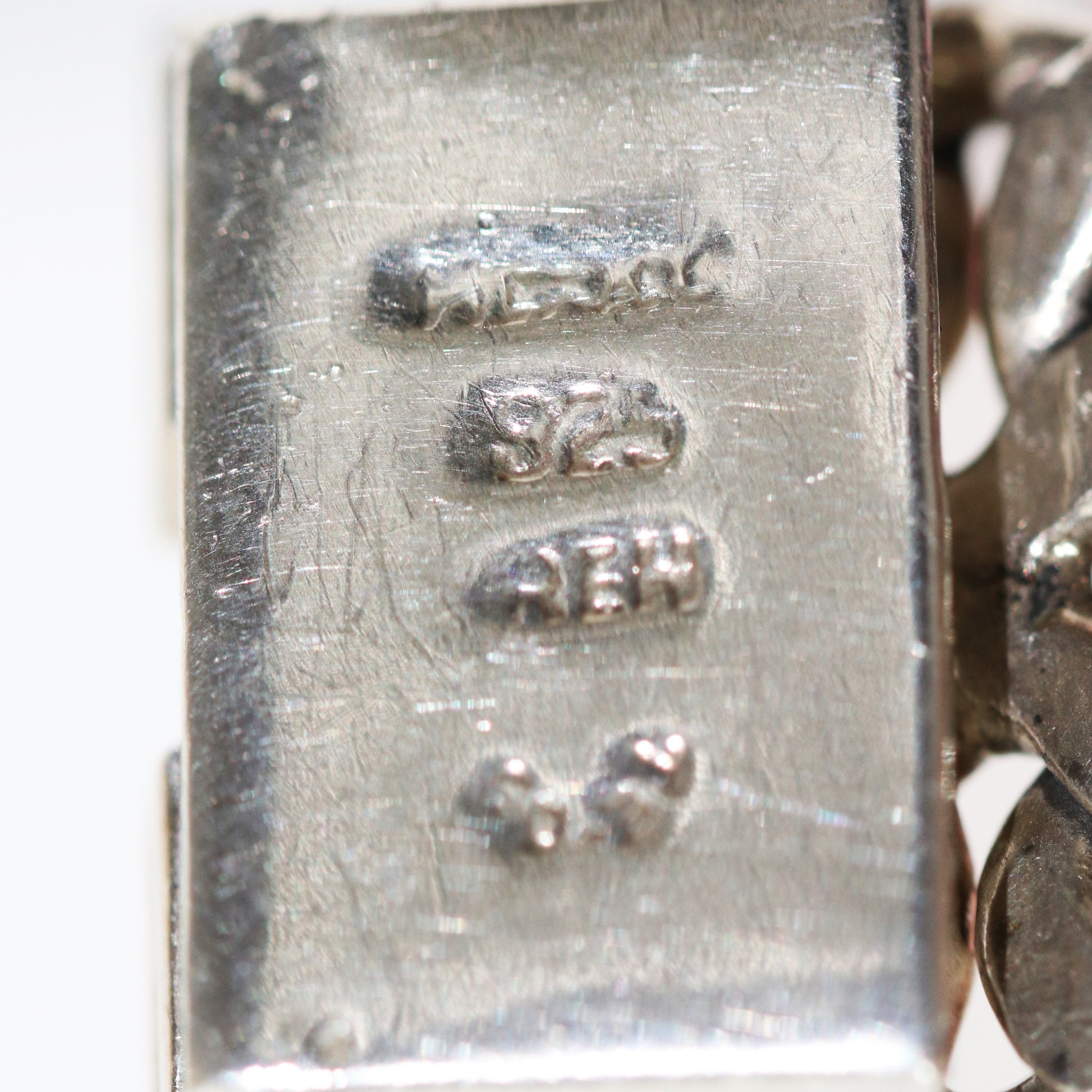 Vintage Rodolfo Espinoza Jewelry | Rodolfo Espinoza Open Double Curb Bracelet Mexico - Carmel FSJ