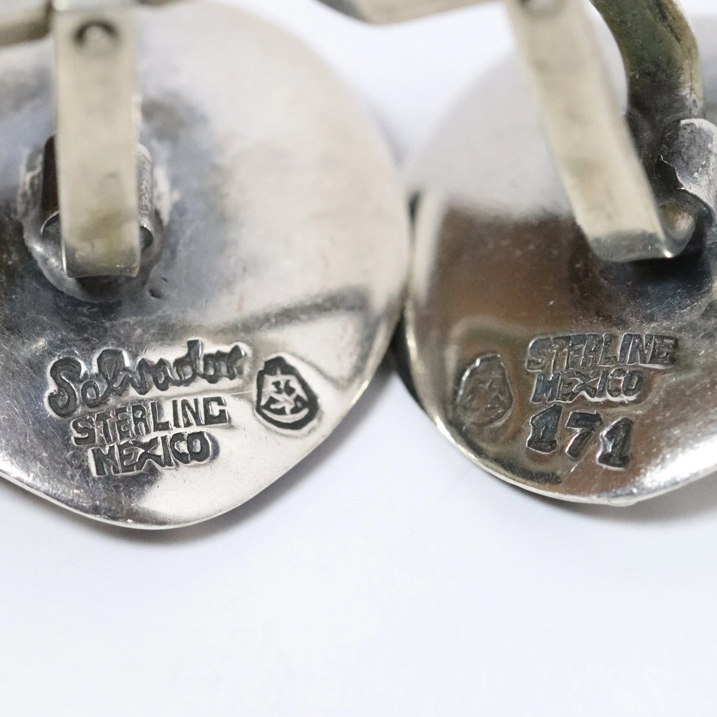 Vintage Salvador Teran Jewelry | Abstract Bird Cufflinks 171 Mexico - Carmel Fine Silver Jewelry