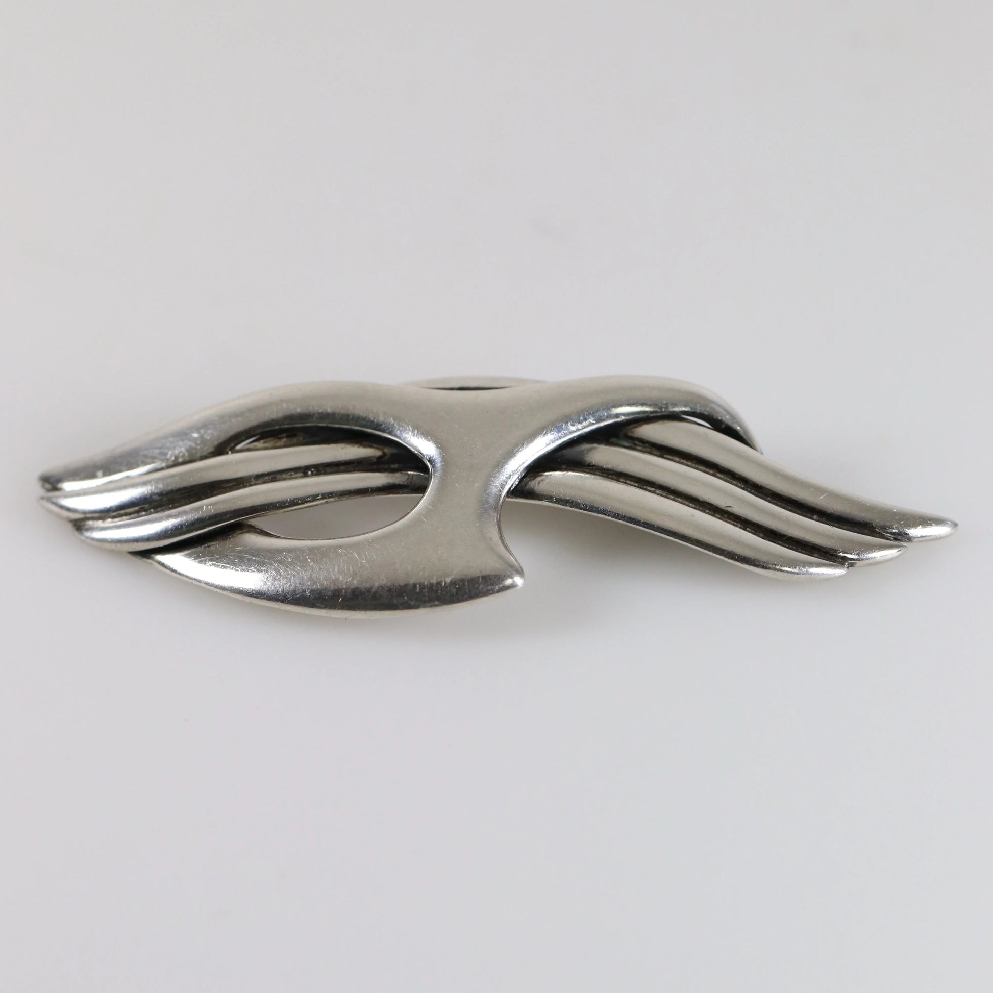 Vintage Sigi Pineda Jewelry |Sterling Silver Abstract Brooch 349 Mexico - Carmel Fine Silver Jewelry