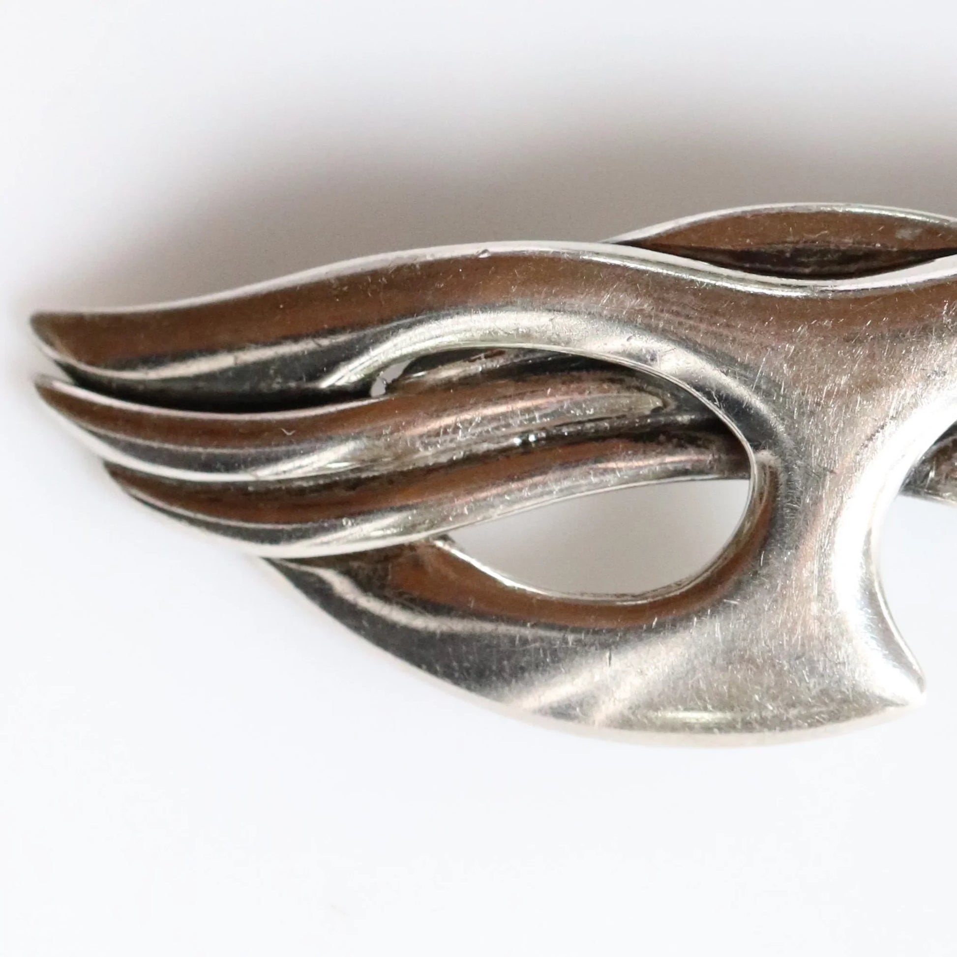 Vintage Sigi Pineda Jewelry |Sterling Silver Abstract Brooch 349 Mexico - Carmel Fine Silver Jewelry