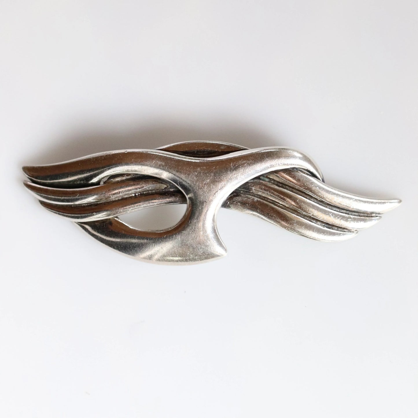 Vintage Sigi Pineda Jewelry |Sterling Silver Abstract Brooch 349 Mexico - Carmel Fine Silver Jewelry