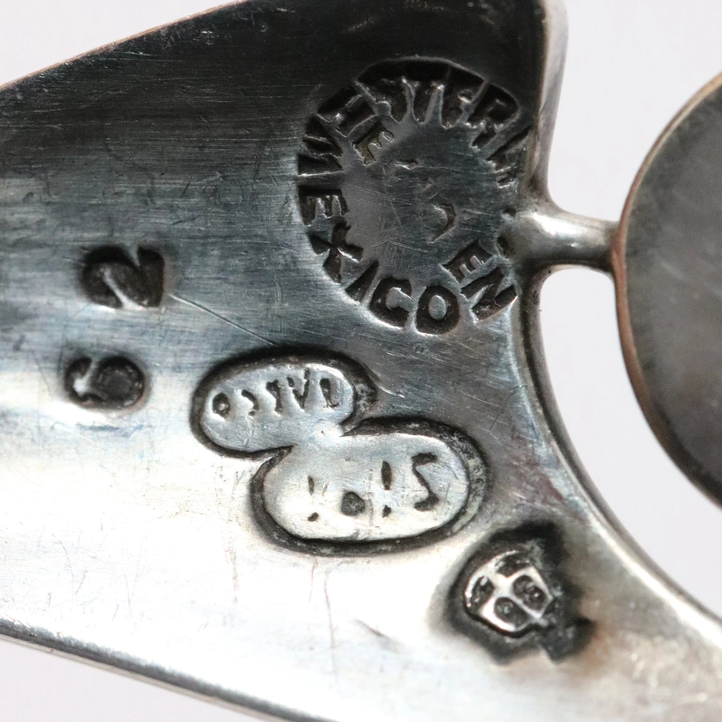 Vintage Sigi Pineda Taxco Jewelry | Mid-Century Modernist Amethyst Brooch