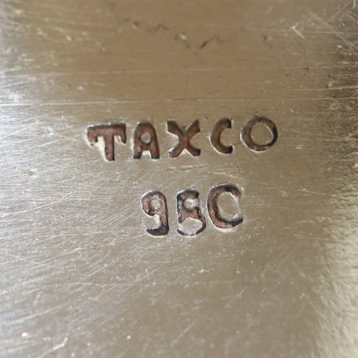 Vintage Taxco Artisan Jewelry | Modernist 980 Sterling Silver Amethyst Statement Bracelet - Carmel Fine Silver Jewelry