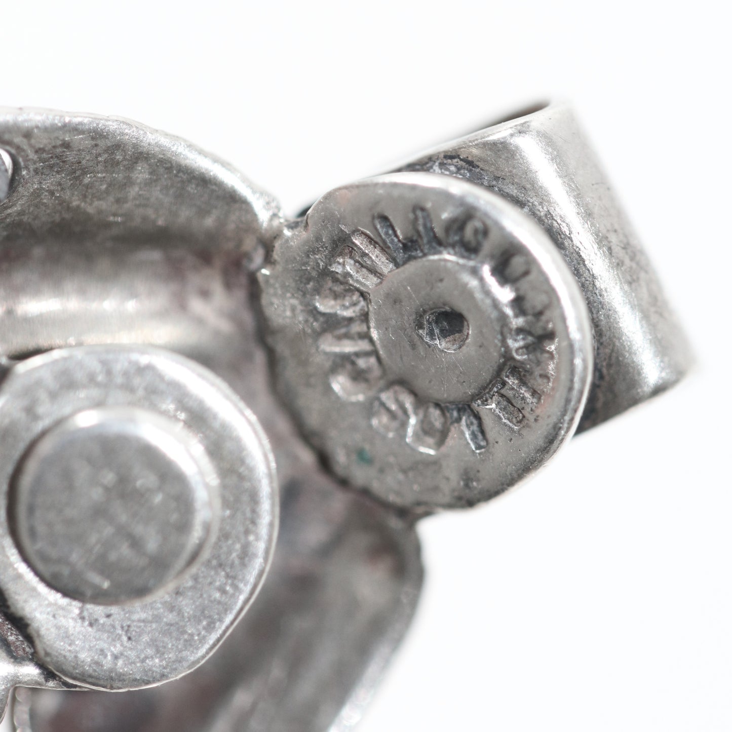 Vintage Taxco Los Castillo Jewelry | Silver Floral Panel Bracelet 168 Mexico - Carmel Fine Silver Jewelry