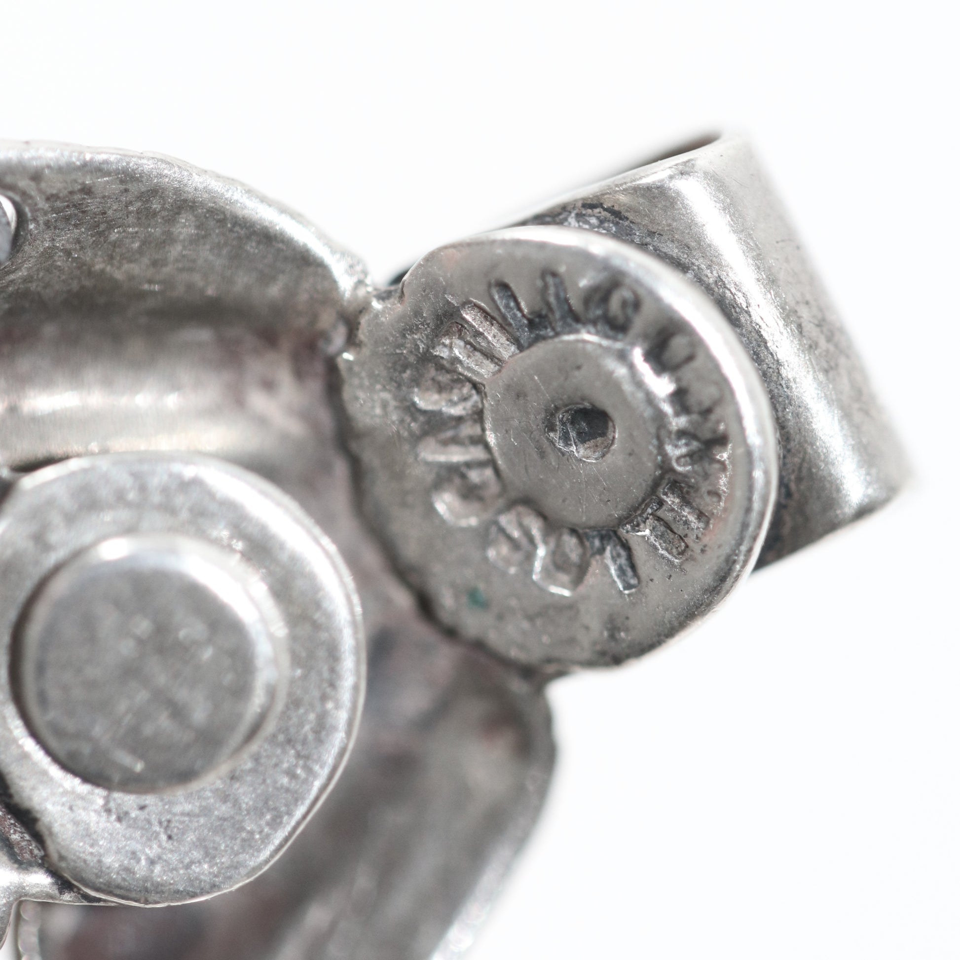 Vintage Taxco Los Castillo Jewelry | Silver Floral Panel Bracelet 168 Mexico - Carmel Fine Silver Jewelry