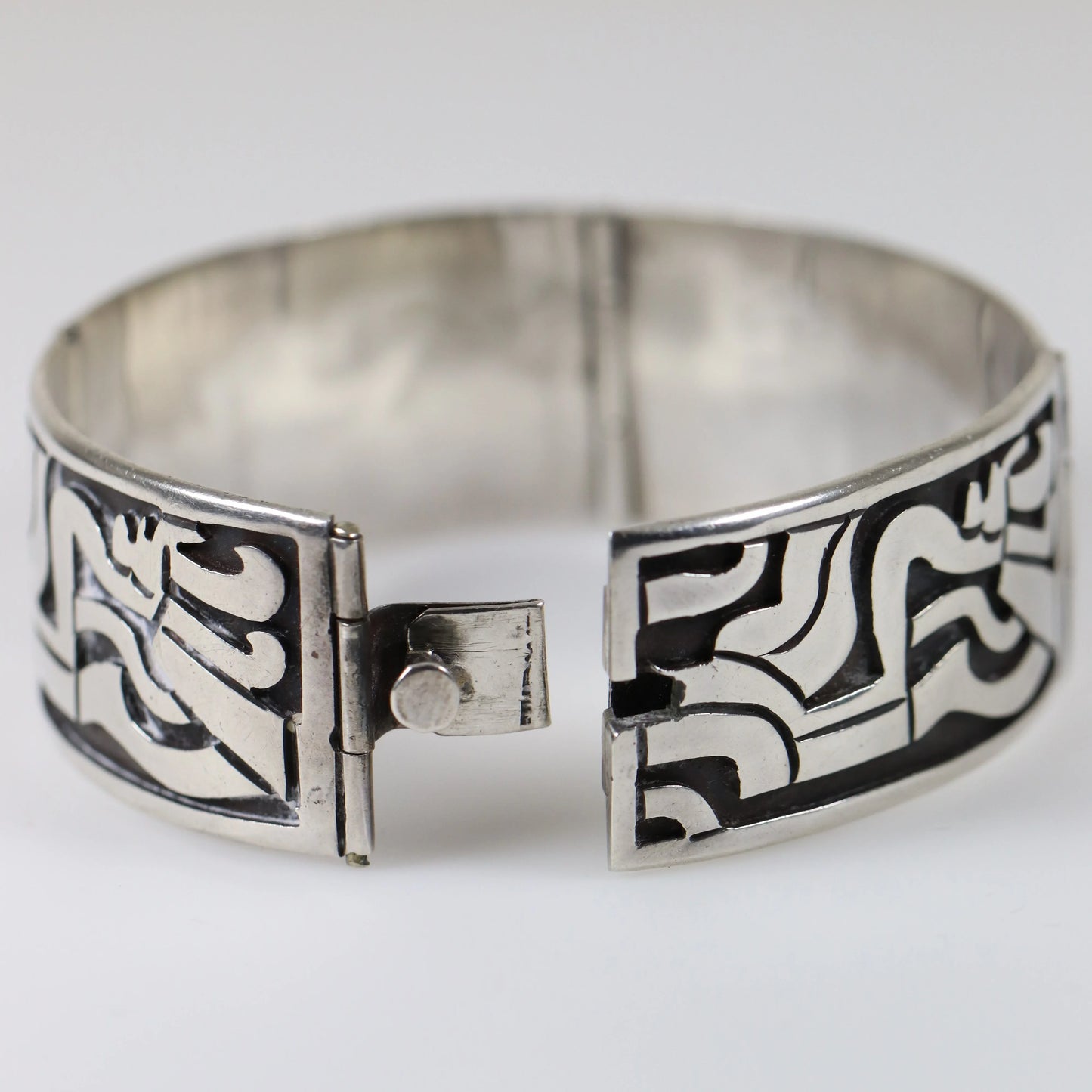 Vintage Taxco Silver | Beto Mid-Century Sterling Silver Mexican Bracelet - Carmel Fine Silver Jewelry