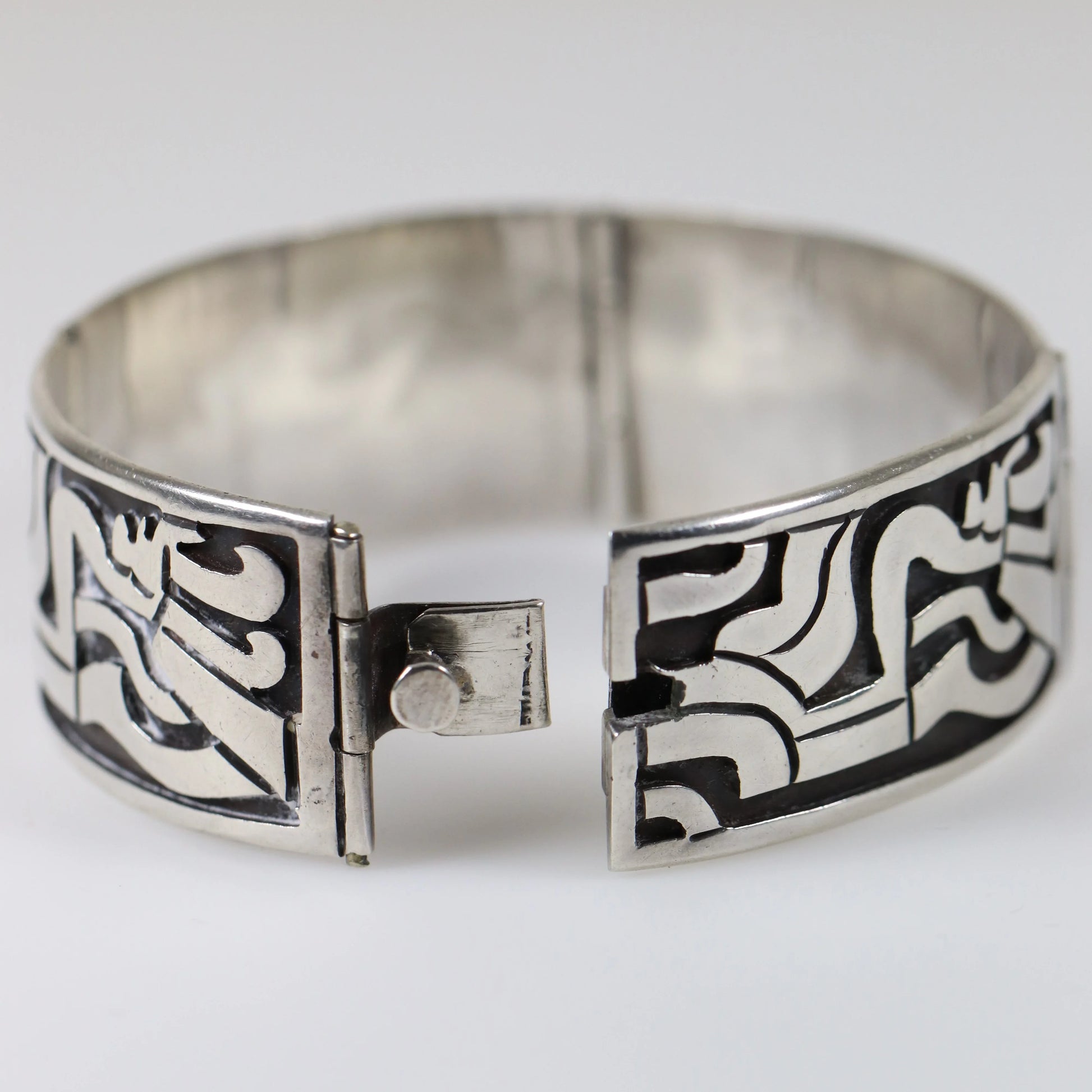 Vintage Taxco Silver | Beto Mid-Century Sterling Silver Mexican Bracelet - Carmel Fine Silver Jewelry