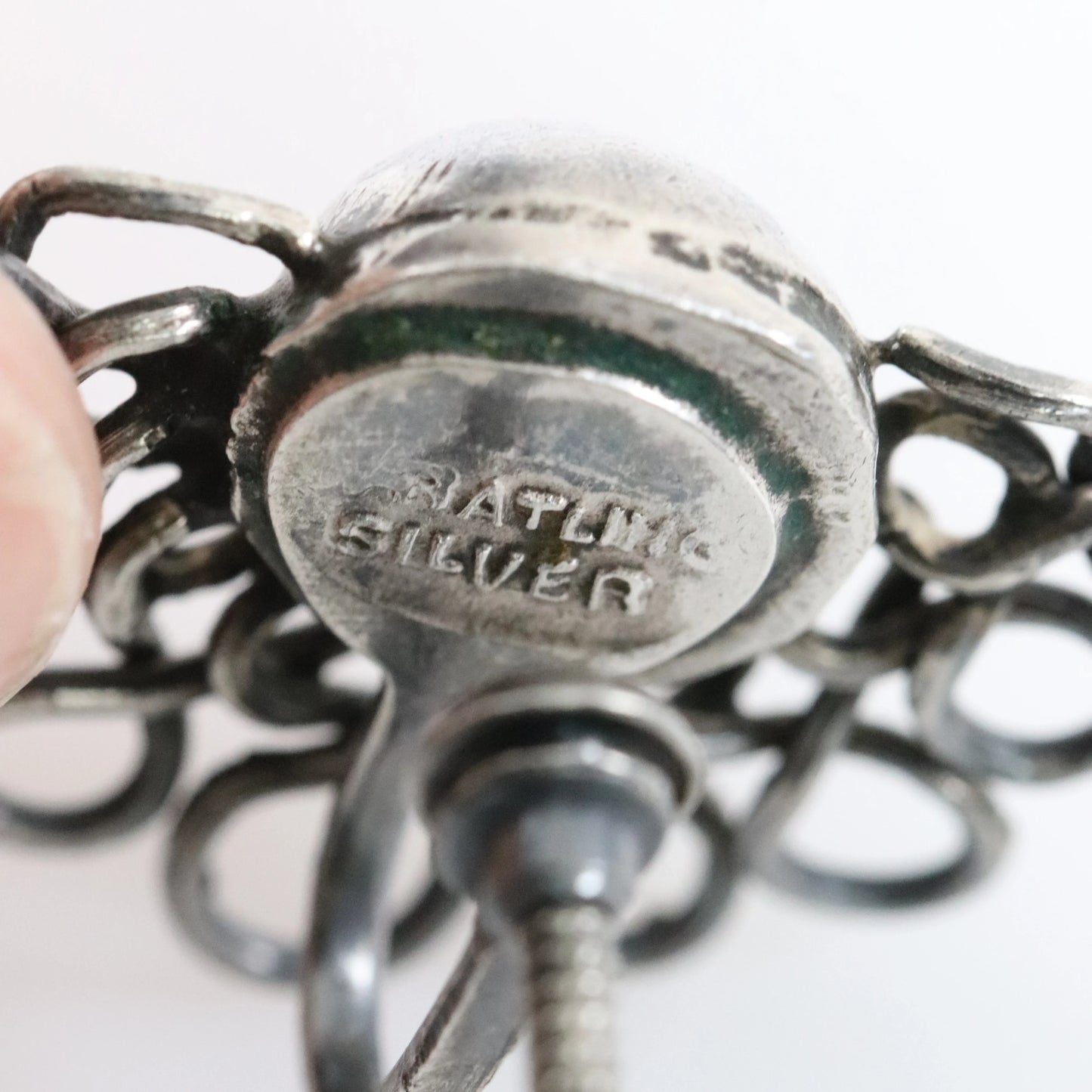 Vintage Taxco William Spratling Jewelry | Open Wire and Ball Earrings - Carmel Fine Silver Jewelry