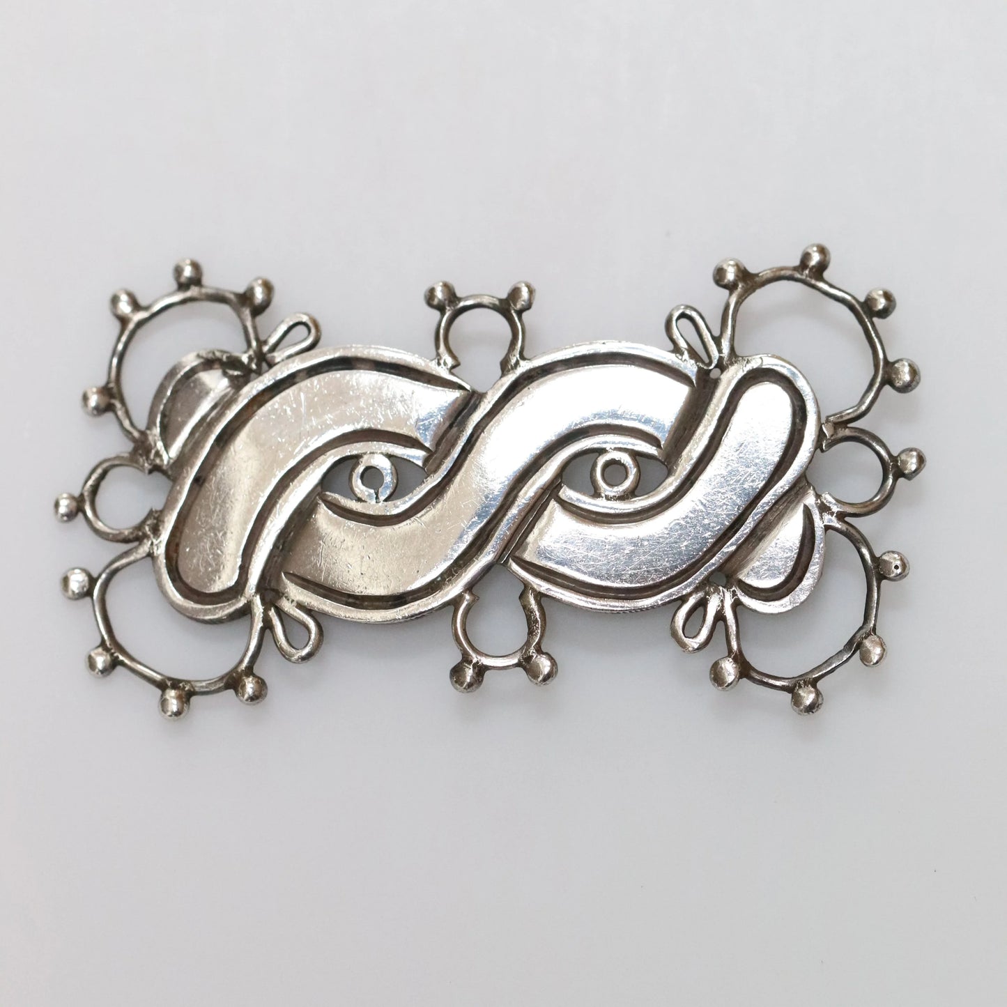 Vintage William Spratling Jewelry | 980 Sterling Silver Figurate Brooch Taxco Mexico - Carmel Fine Silver Jewelry