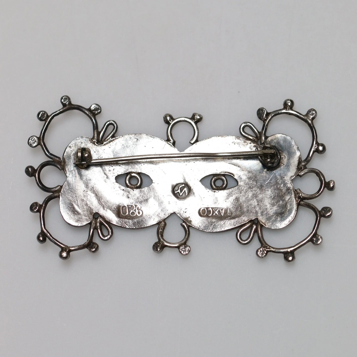 Vintage William Spratling Jewelry | 980 Sterling Silver Figurate Brooch Taxco Mexico - Carmel Fine Silver Jewelry