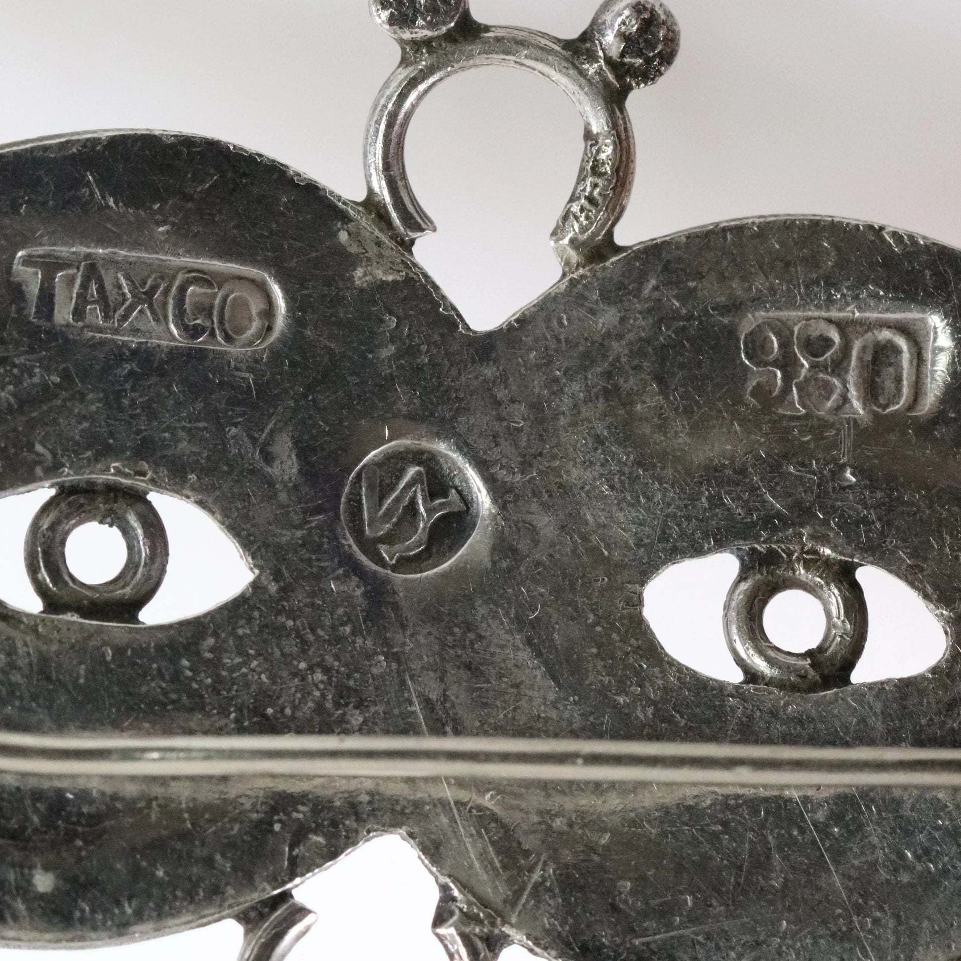 Vintage William Spratling Jewelry | 980 Sterling Silver Figurate Brooch Taxco Mexico - Carmel Fine Silver Jewelry