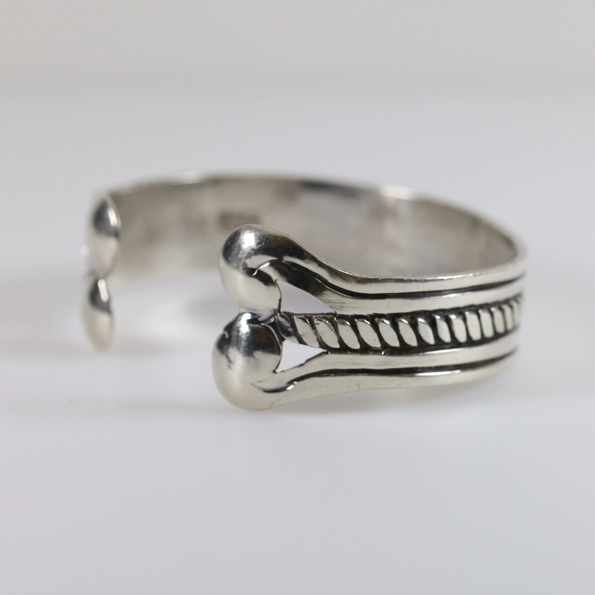 Vintage William Spratling Jewelry | Mid-Century Dog Bone Cuff Taxco Mexico - Carmel Fine Silver Jewelry