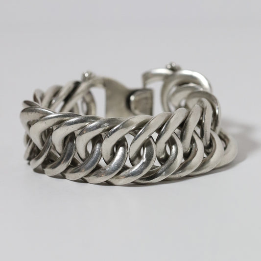 Vintage William Spratling Jewelry | Modernist Round Silver Bracelet Mexico - Carmel Fine Silver Jewelry