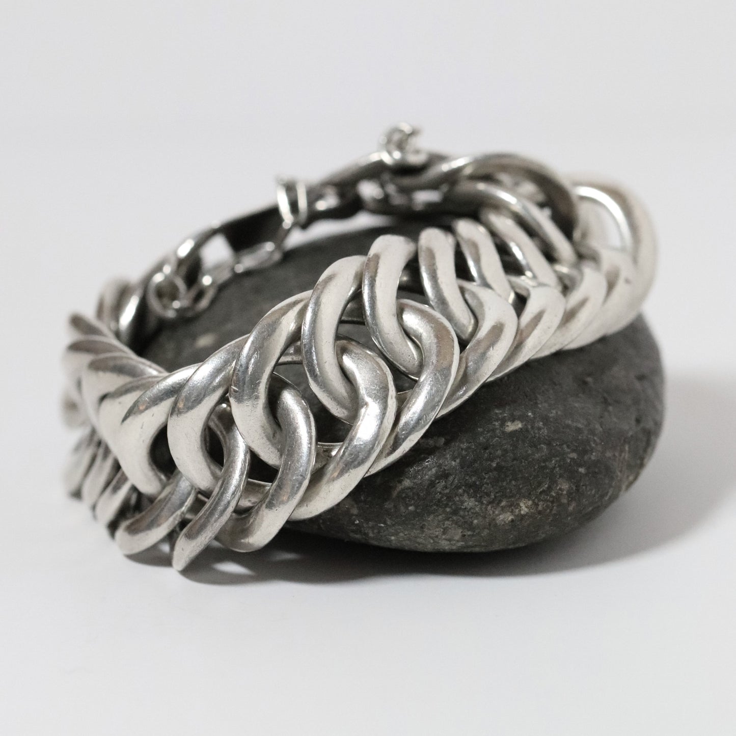 Vintage William Spratling Jewelry | Modernist Round Silver Bracelet Mexico - Carmel Fine Silver Jewelry