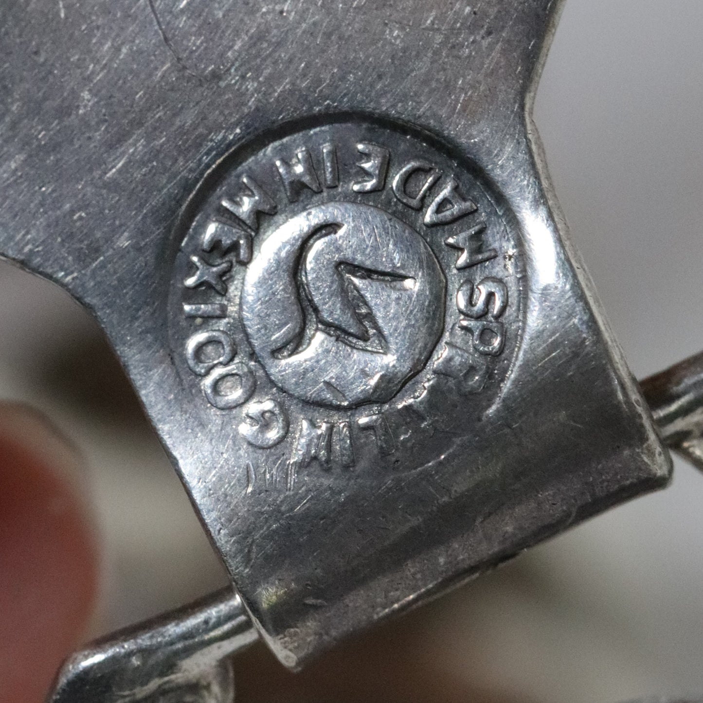 Vintage William Spratling Jewelry | Modernist Round Silver Bracelet Mexico - Carmel Fine Silver Jewelry