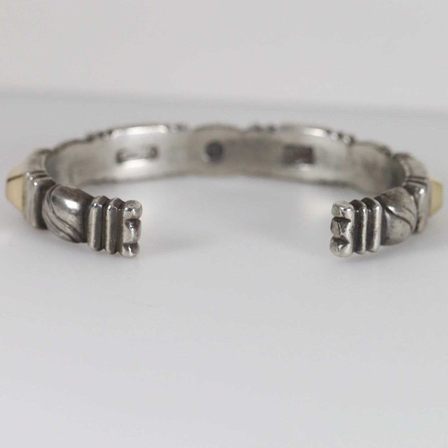 Vintage William Spratling Jewelry | Rare Taxco Handcrafted Gold Gilded Cuff 980 Sterling Silver Cuff Bracelet Mexico - Carmel Fine Silver Jewelry