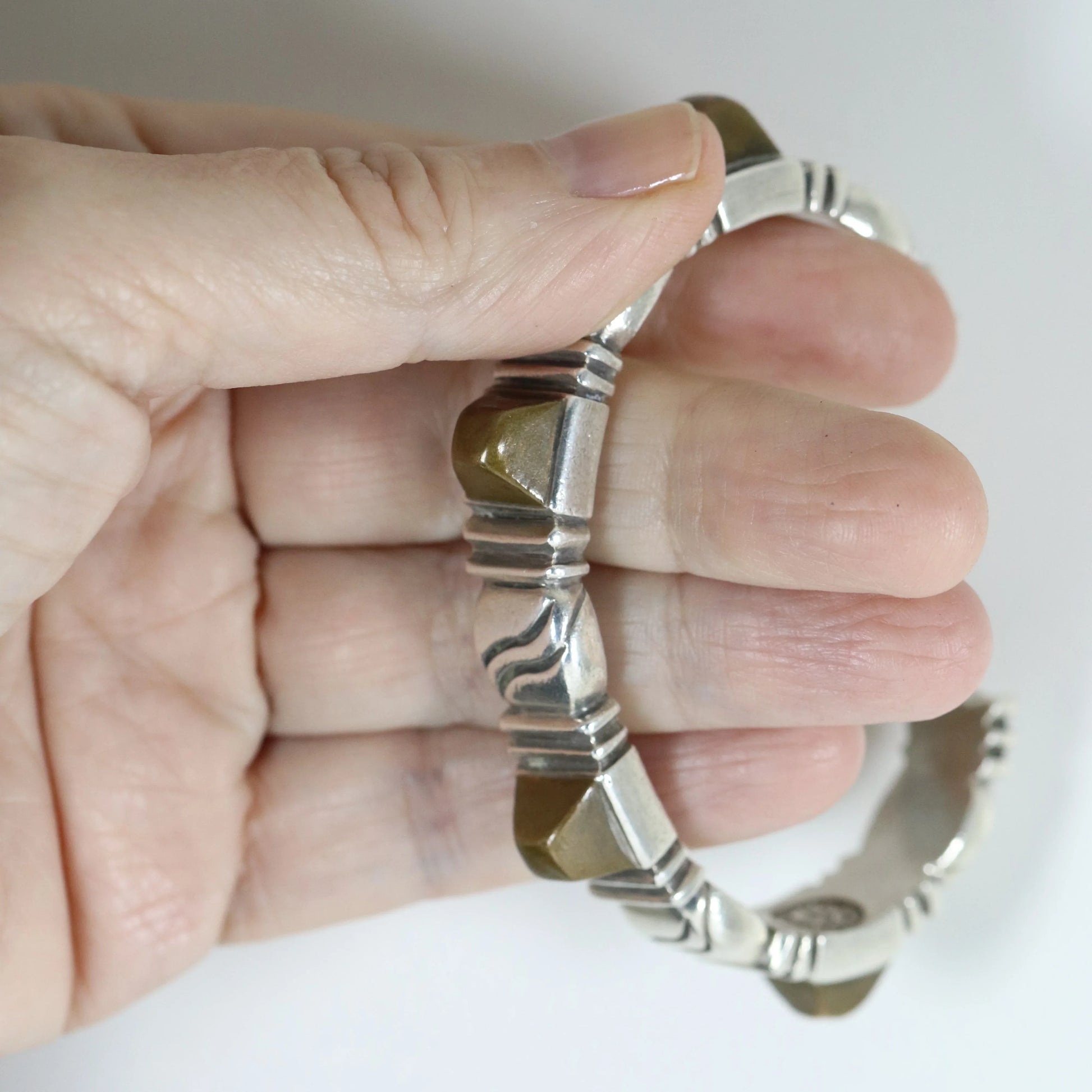 Vintage William Spratling Jewelry | Solid Sterling Silver Copper Trimmed Silver Cuff Mexico - Carmel Fine Silver Jewelry