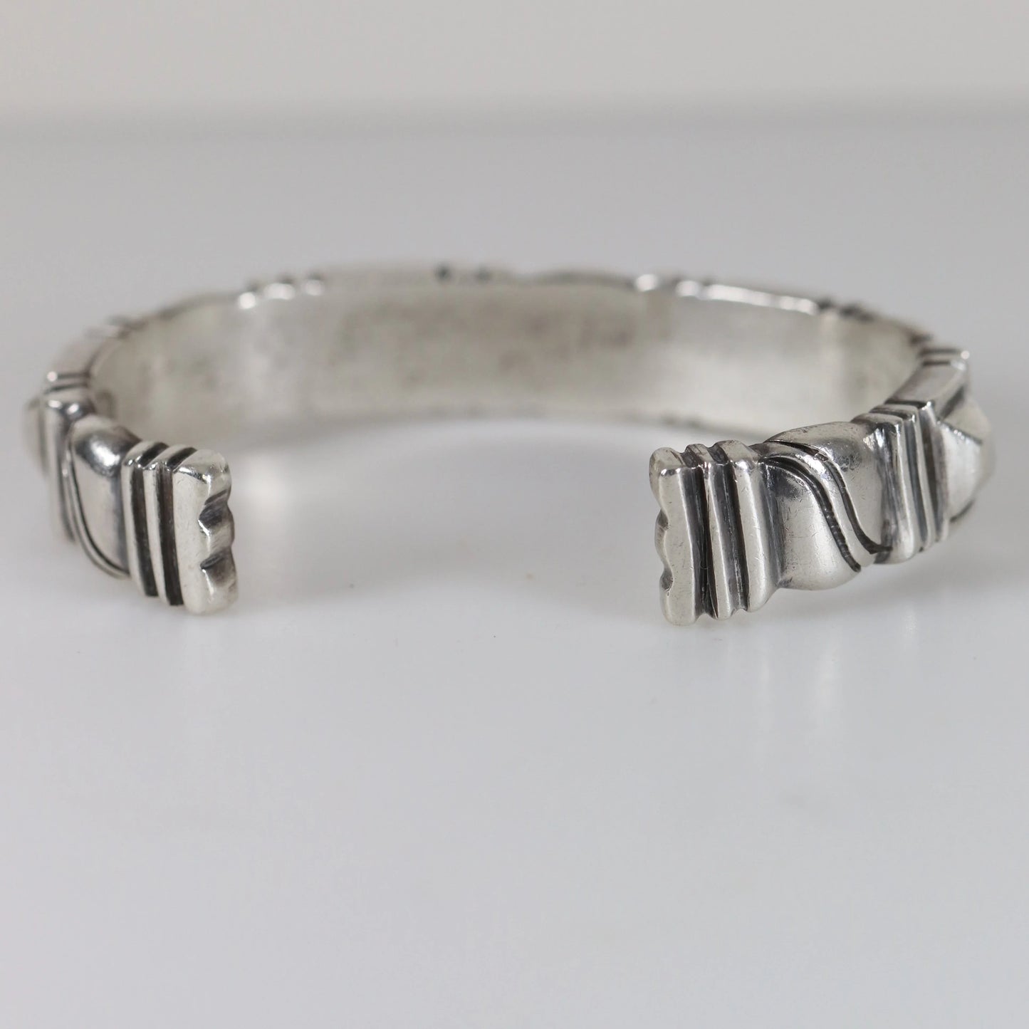 Vintage William Spratling Jewelry | Solid Sterling Silver Cuff Bracelet Mexico - Carmel Fine Silver Jewelry