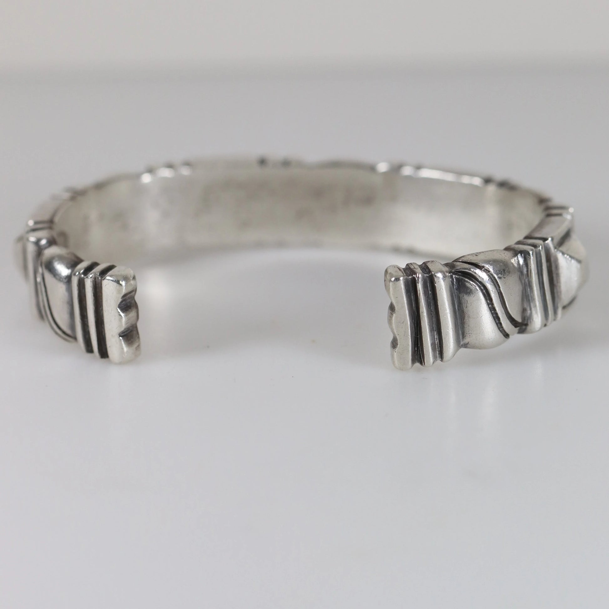 Vintage William Spratling Jewelry | Solid Sterling Silver Cuff Bracelet Mexico - Carmel Fine Silver Jewelry