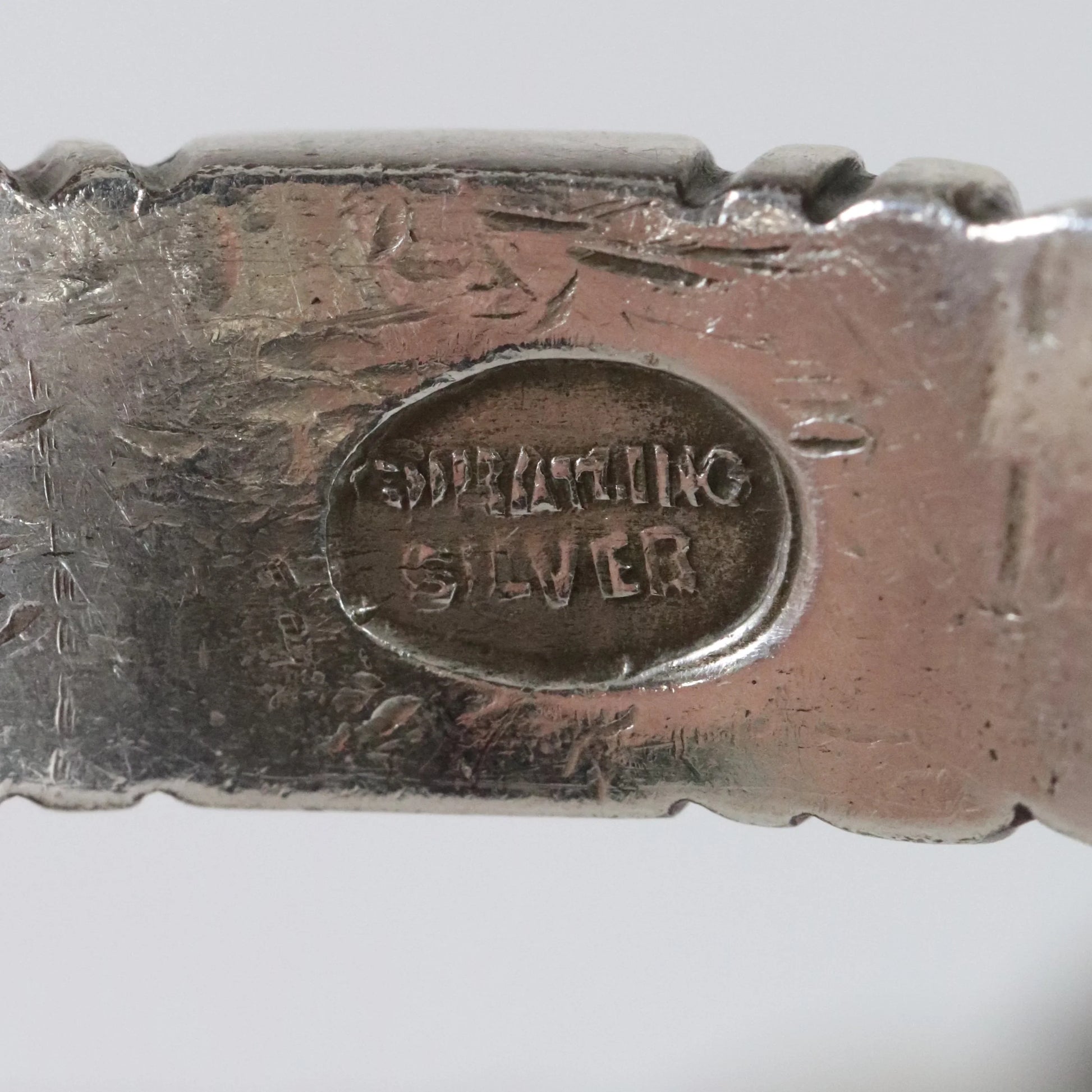 Vintage William Spratling Jewelry | Solid Sterling Silver Cuff Bracelet Mexico - Carmel Fine Silver Jewelry