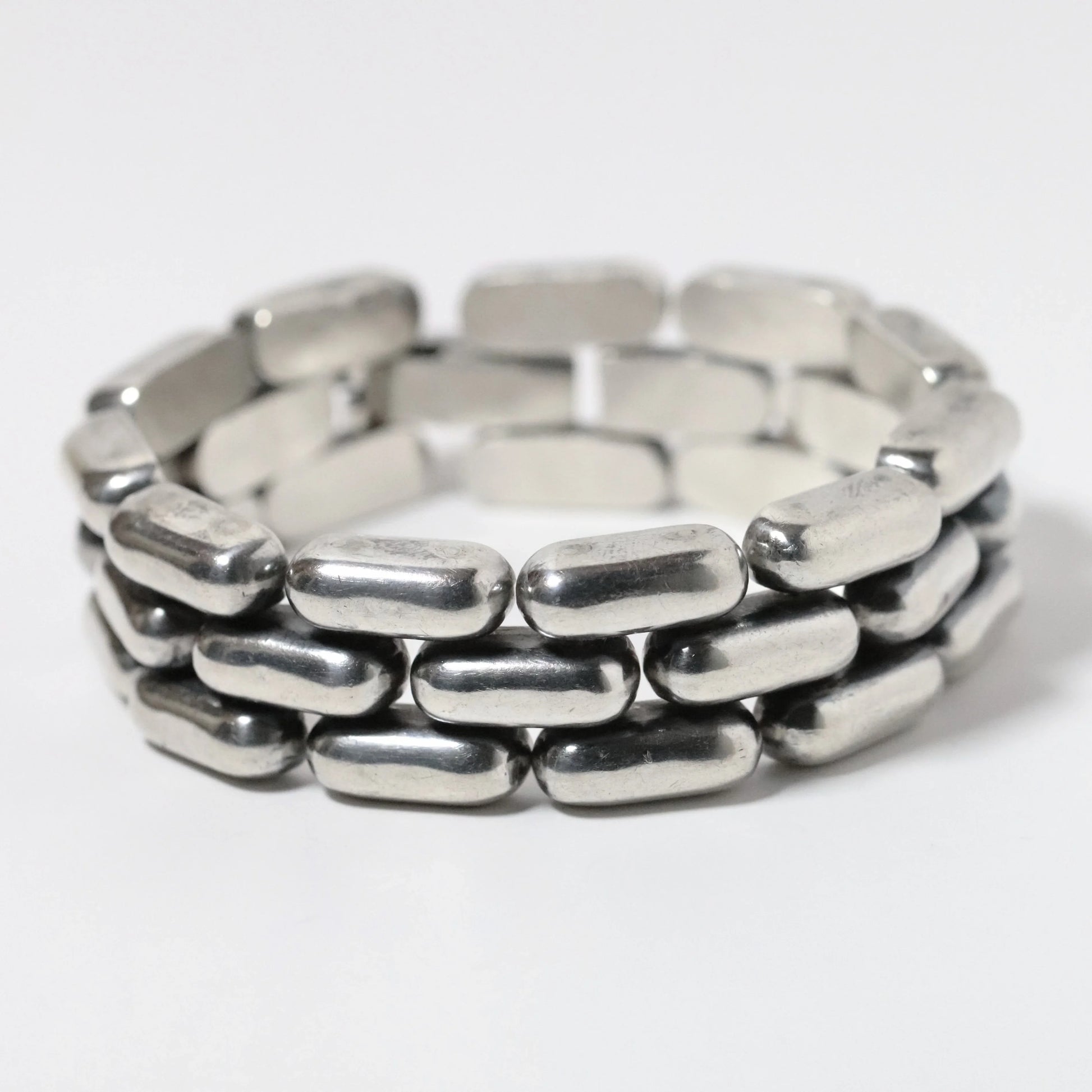 Vintage William Spratling Jewelry | William Spratling Panther Link Bracelet Mexico - Carmel Fine Silver Jewelry