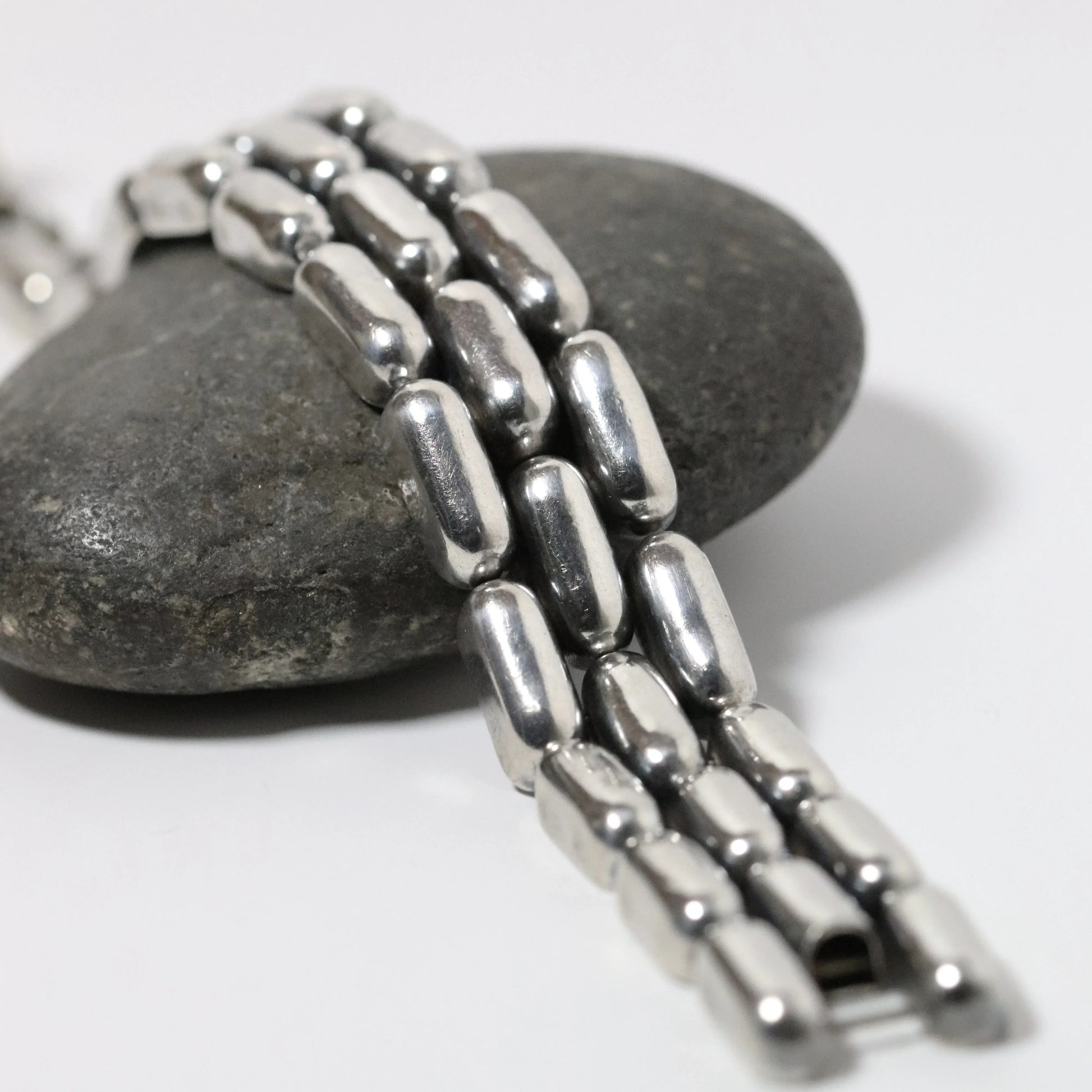 Vintage William Spratling Jewelry | William Spratling Panther Link Bracelet Mexico - Carmel Fine Silver Jewelry