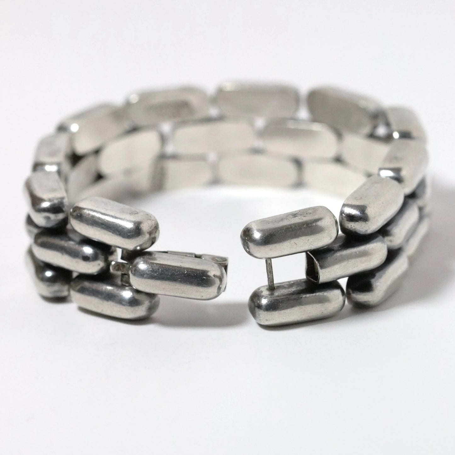 Vintage William Spratling Jewelry | William Spratling Panther Link Bracelet Mexico - Carmel Fine Silver Jewelry