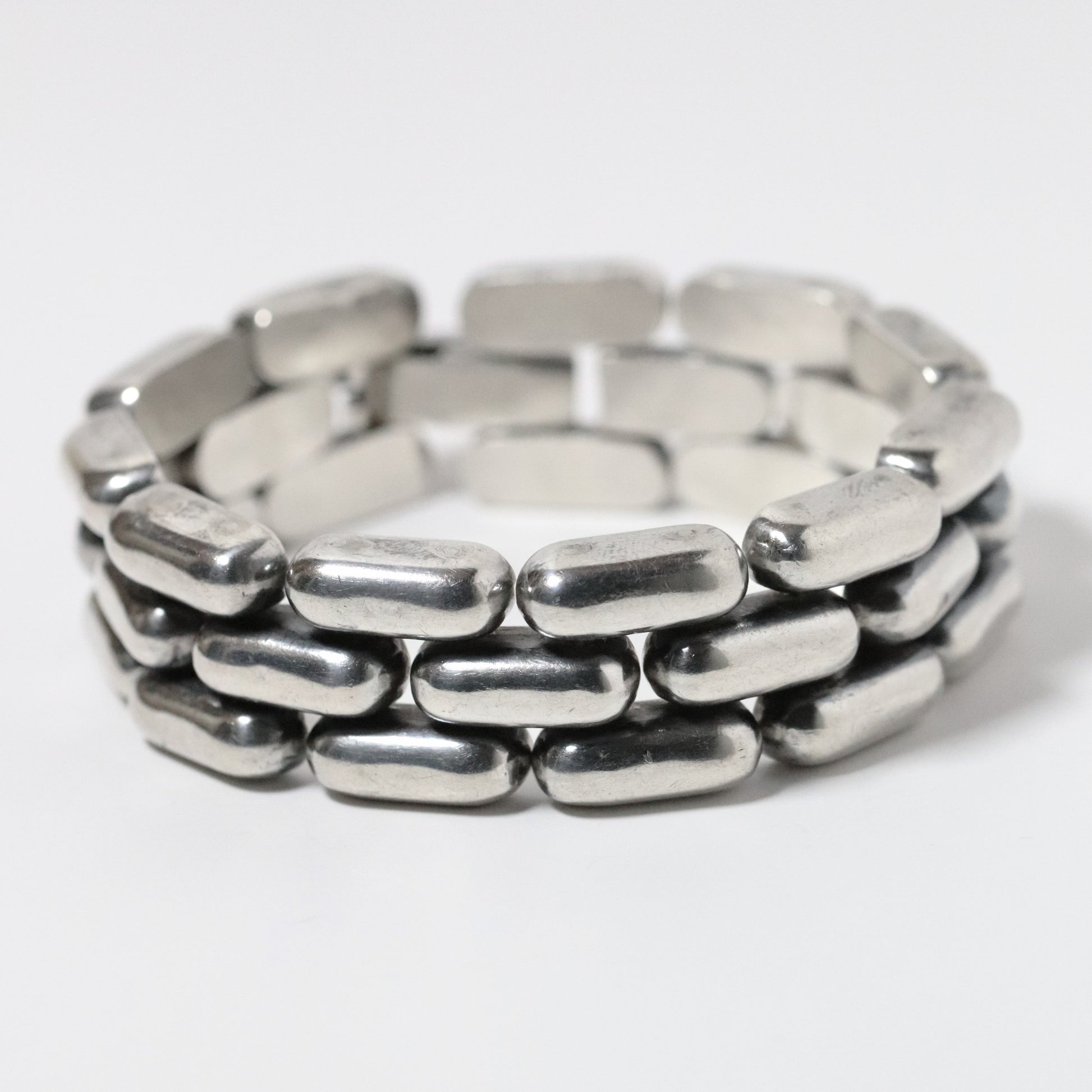 Vintage William Spratling Jewelry | William Spratling Panther Link Bracelet Mexico - Carmel Fine Silver Jewelry