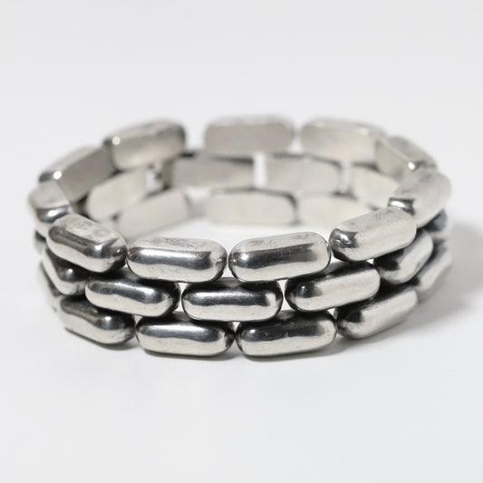 Vintage William Spratling Jewelry | William Spratling Panther Link Bracelet Mexico - Carmel Fine Silver Jewelry