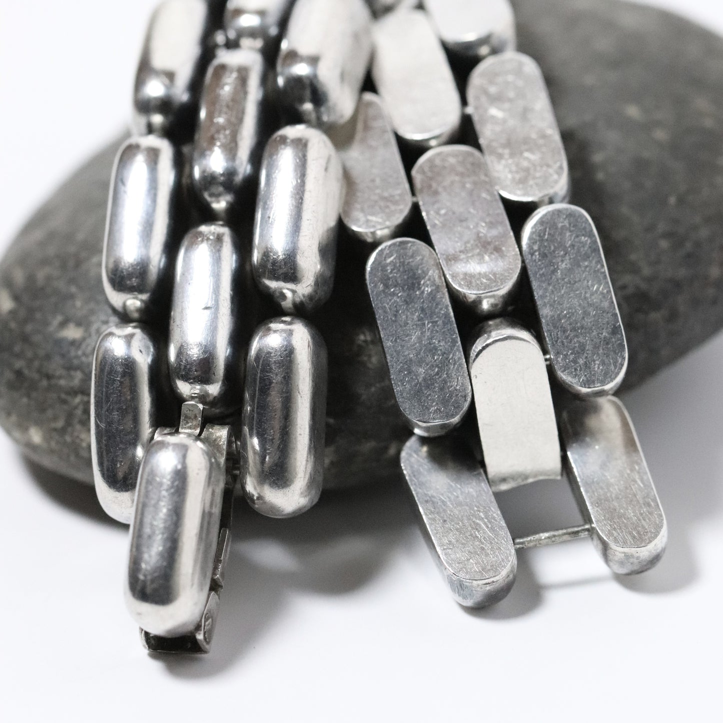 Vintage William Spratling Jewelry | William Spratling Panther Link Bracelet Mexico - Carmel Fine Silver Jewelry