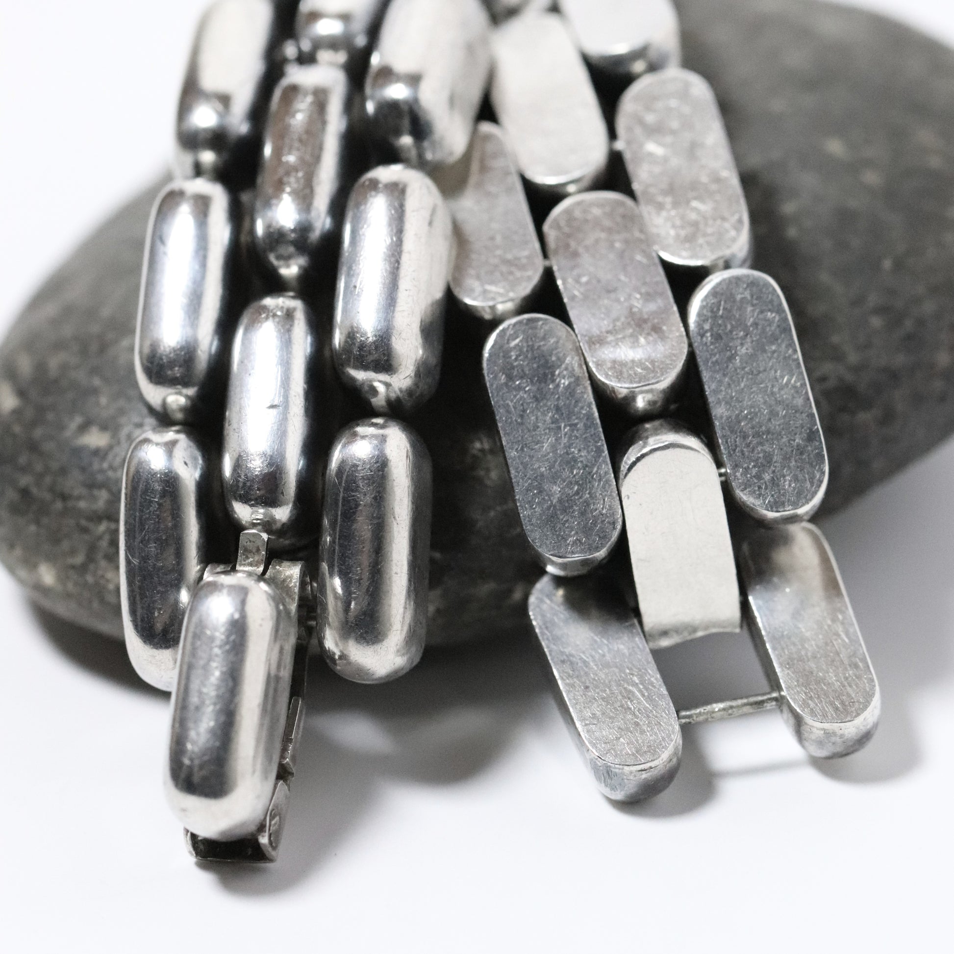 Vintage William Spratling Jewelry | William Spratling Panther Link Bracelet Mexico - Carmel Fine Silver Jewelry