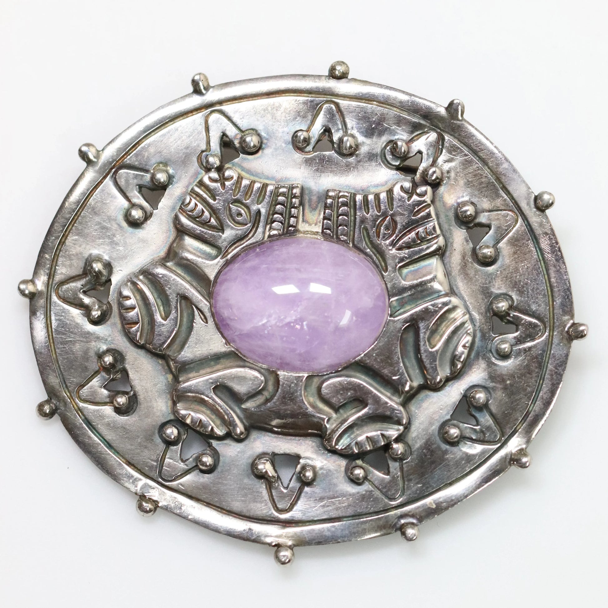 William Spratling Brooch | Taxco Jaguar Pin | Vintage Sterling Silver Mexico - Carmel Fine Silver Jewelry