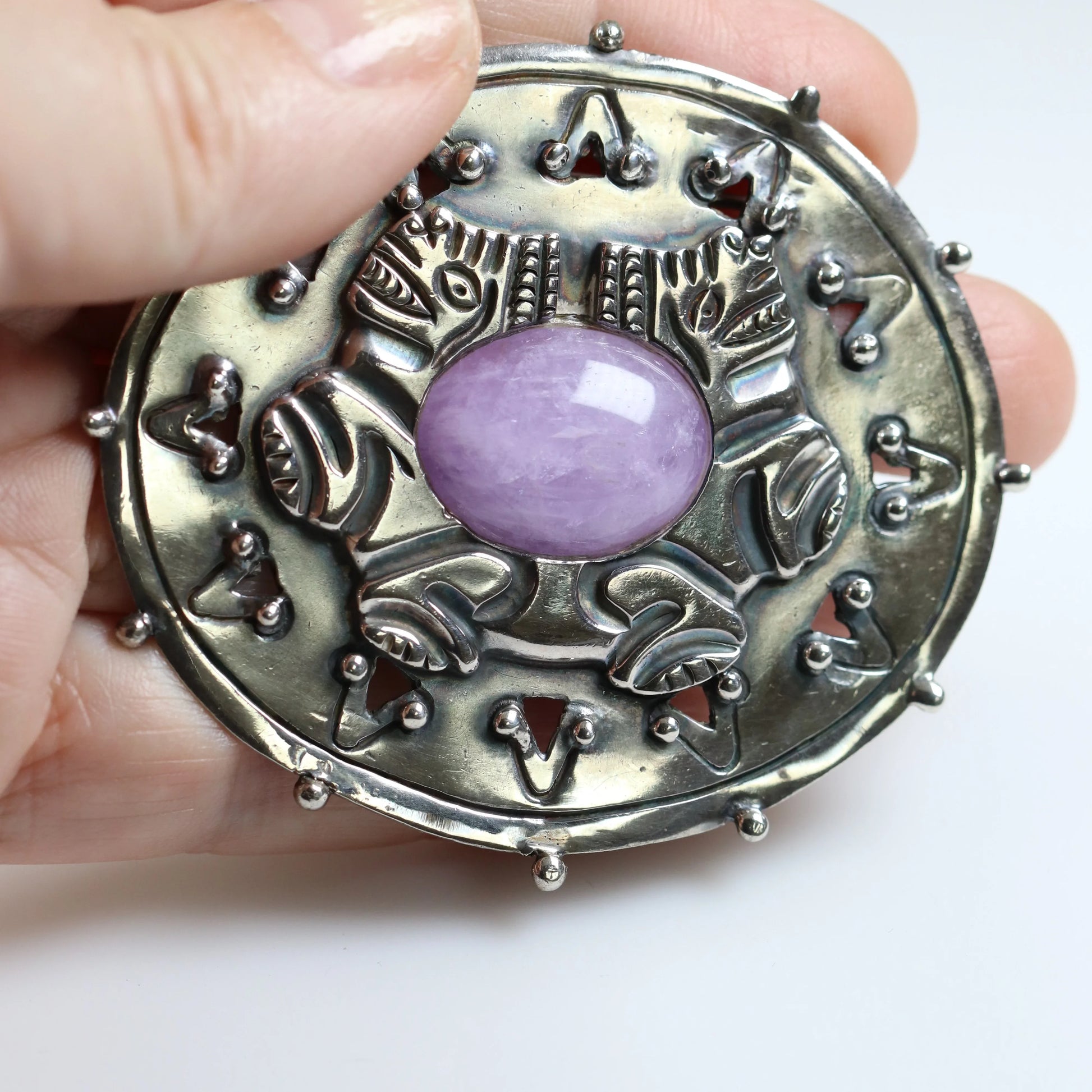 William Spratling Brooch | Taxco Jaguar Pin | Vintage Sterling Silver Mexico - Carmel Fine Silver Jewelry