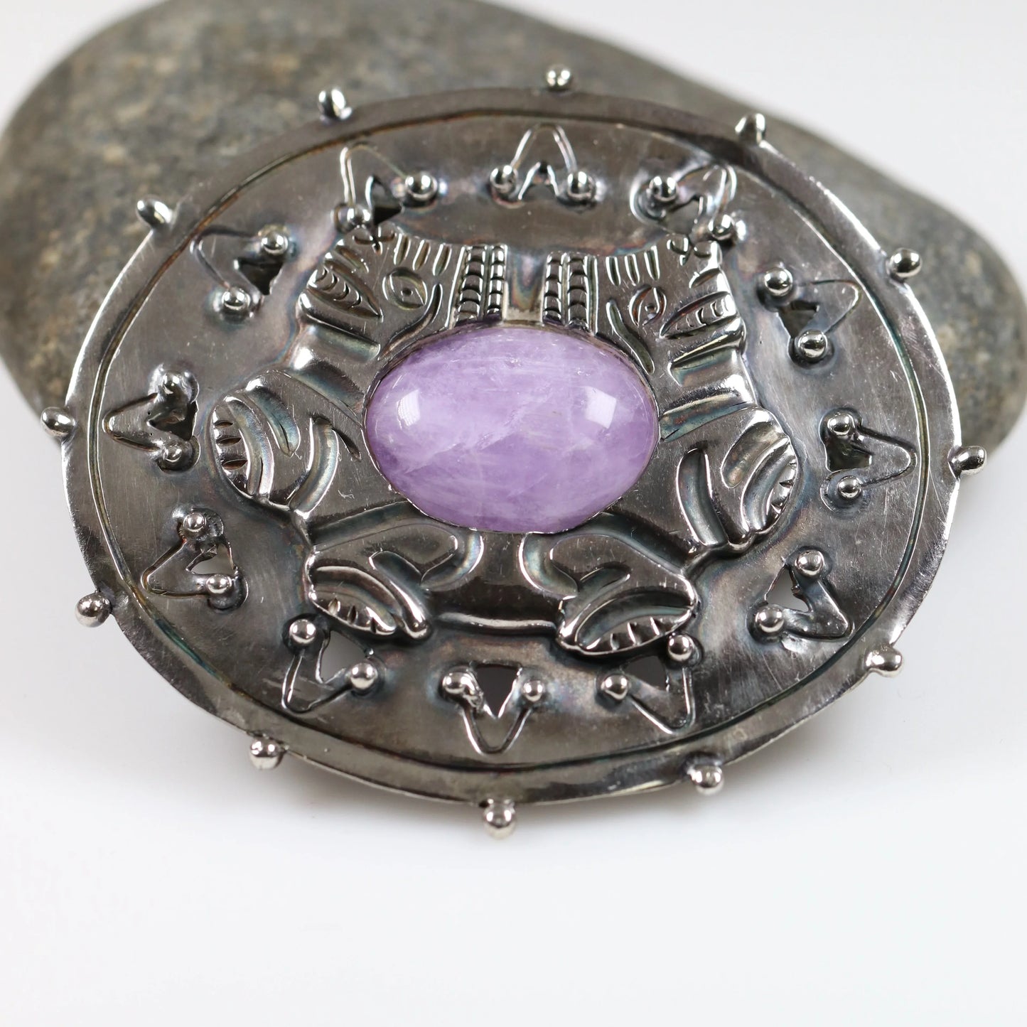 William Spratling Brooch | Taxco Jaguar Pin | Vintage Sterling Silver Mexico - Carmel Fine Silver Jewelry