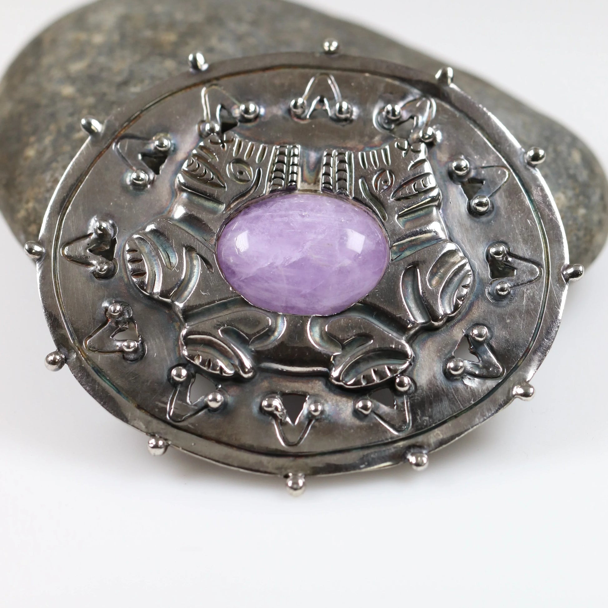 William Spratling Brooch | Taxco Jaguar Pin | Vintage Sterling Silver Mexico - Carmel Fine Silver Jewelry